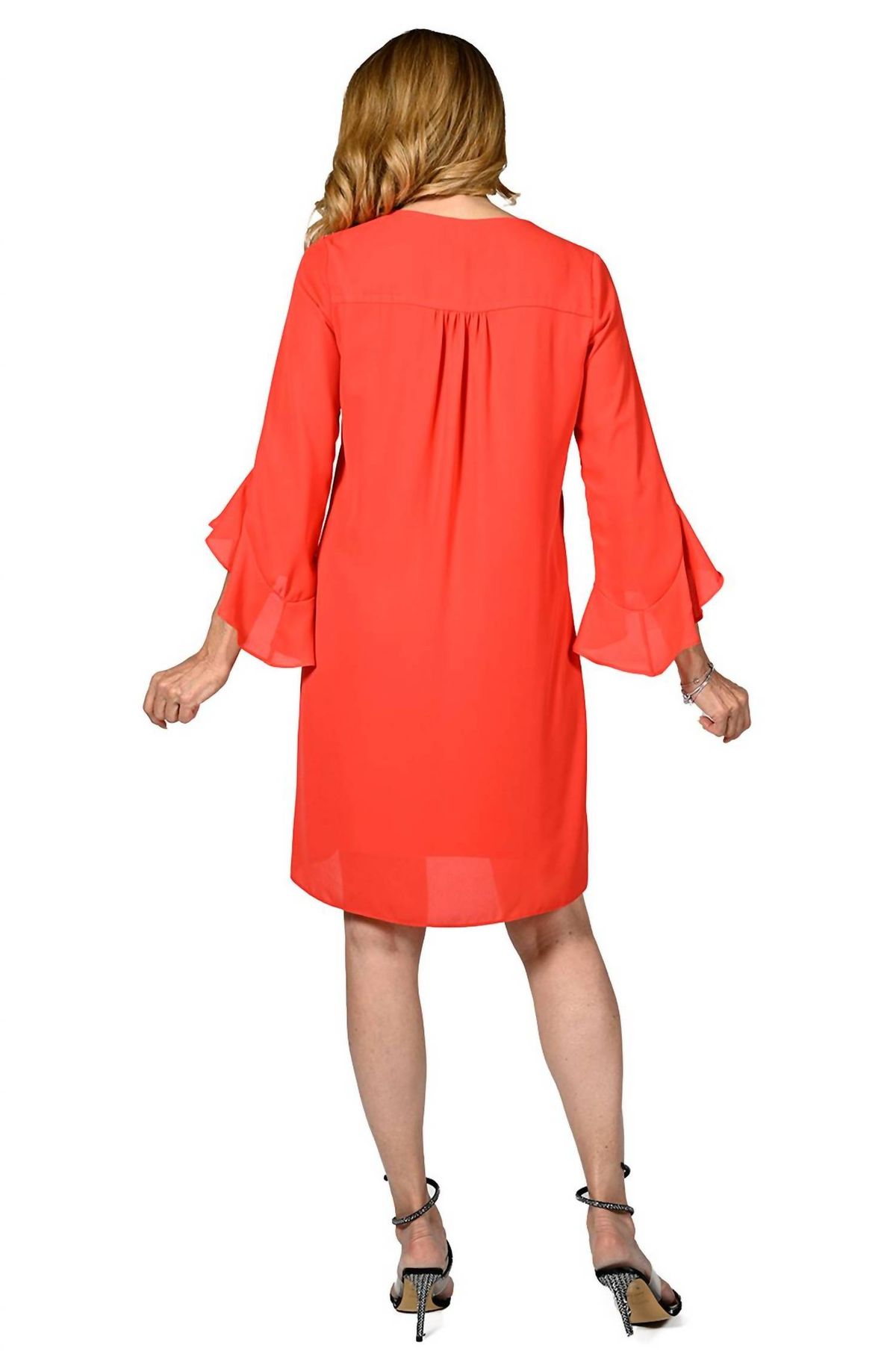 Style 1-3182437137-238 Frank Lyman Size 12 Orange Cocktail Dress on Queenly