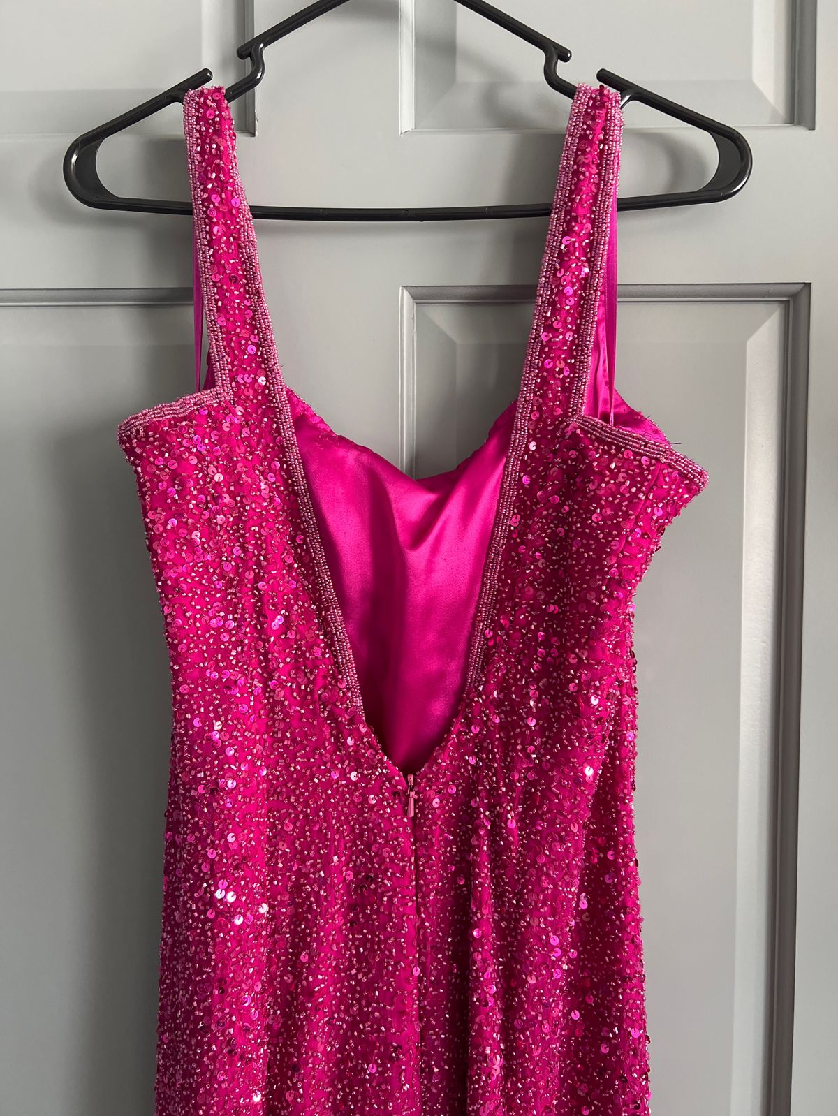 Size 8 Prom Pink A-line Dress on Queenly