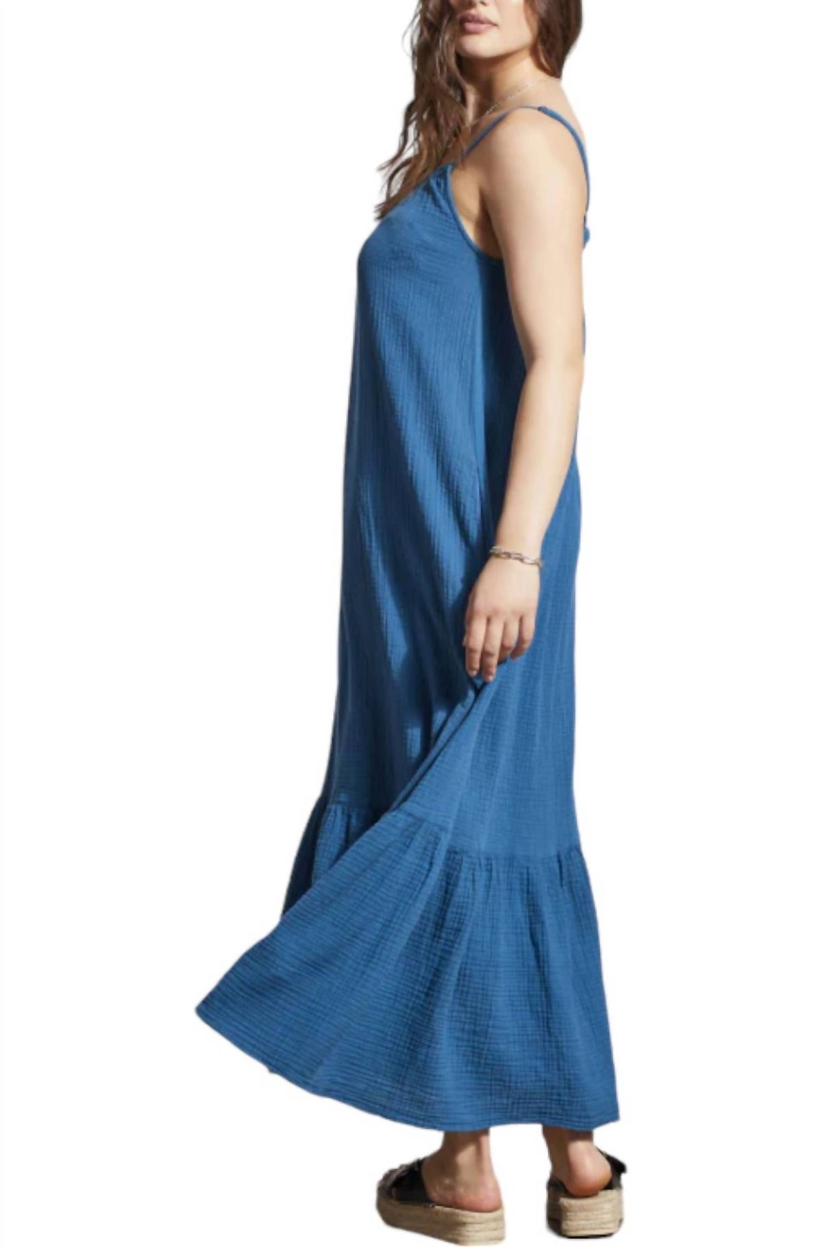 Style 1-400836628-74 TRIBAL Size S Blue Floor Length Maxi on Queenly