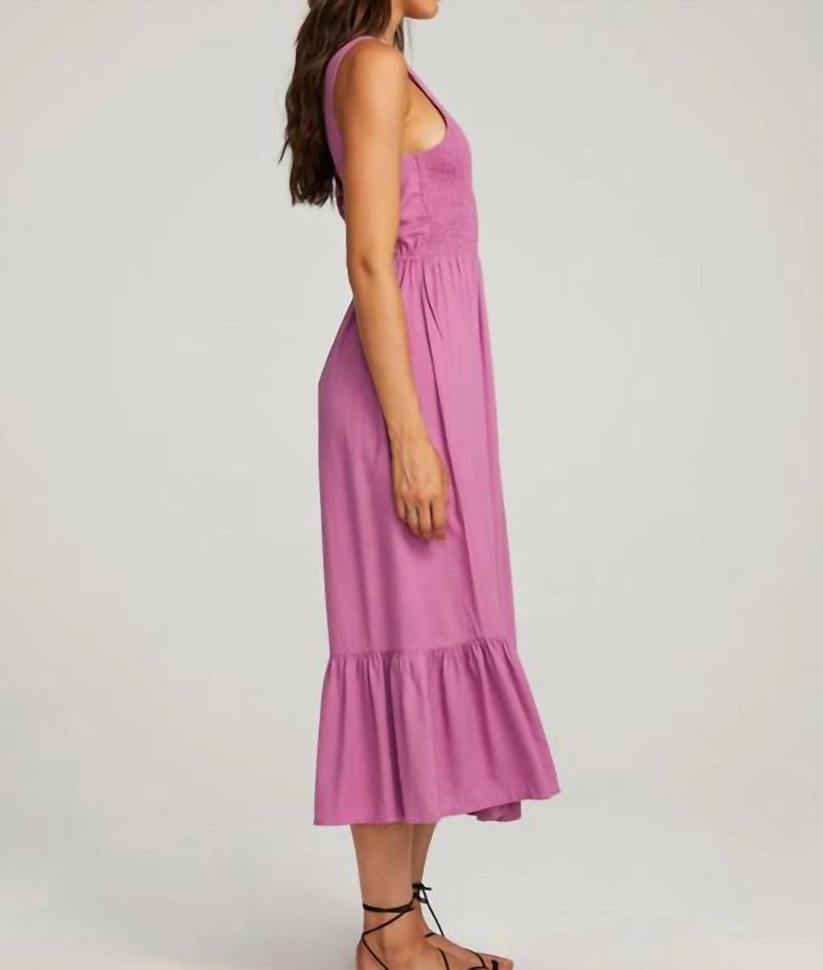 Style 1-907039391-149 saltwater LUXE Size L Sequined Purple Floor Length Maxi on Queenly