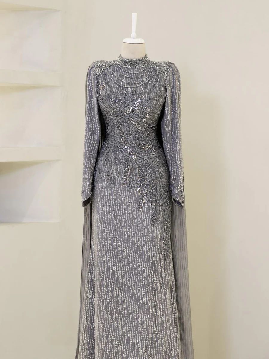 ModaZehrada Size 10 Silver A-line Dress on Queenly