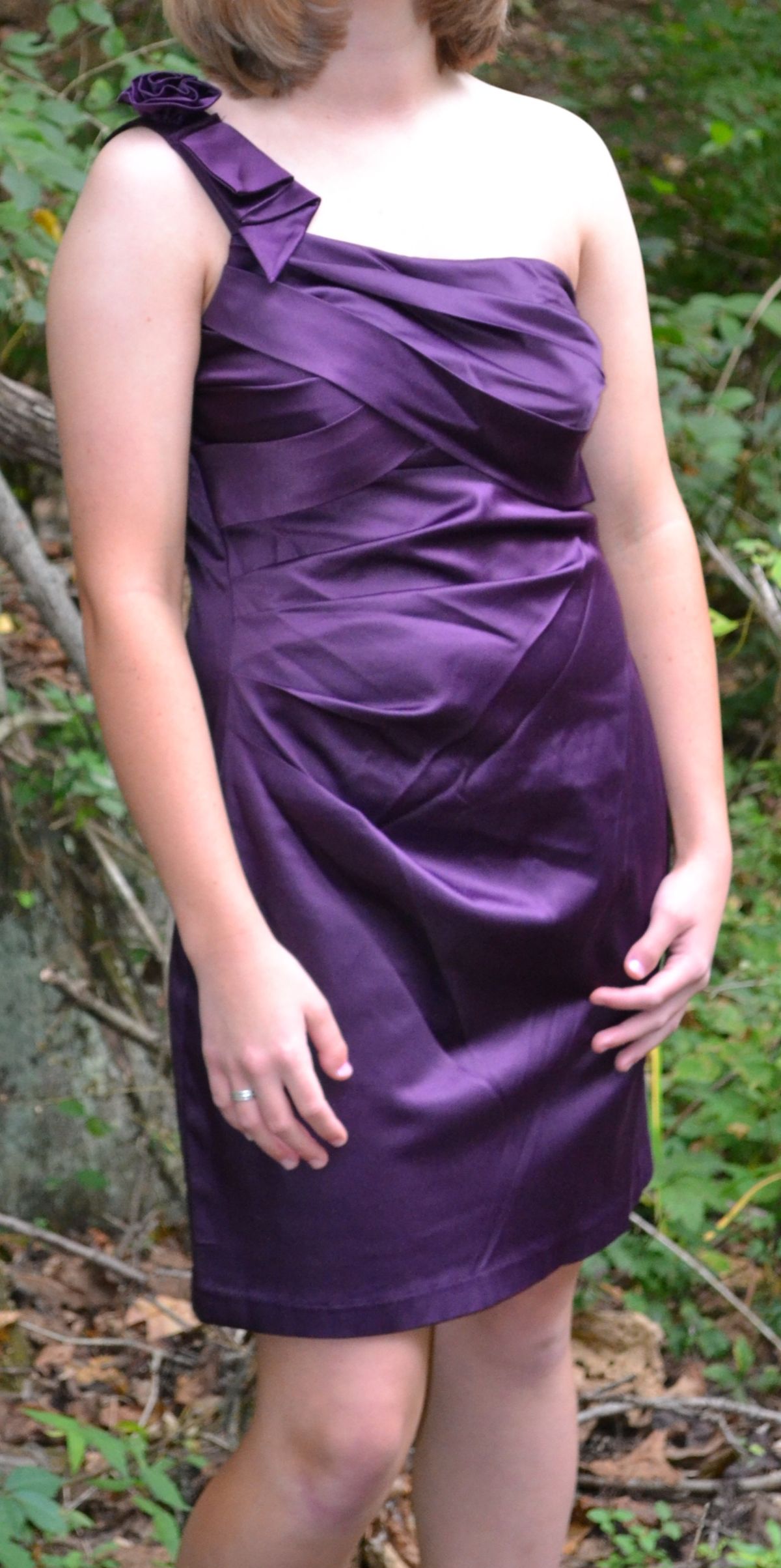 As U Wish Size 8 Purple Floor Length Maxi on Queenly