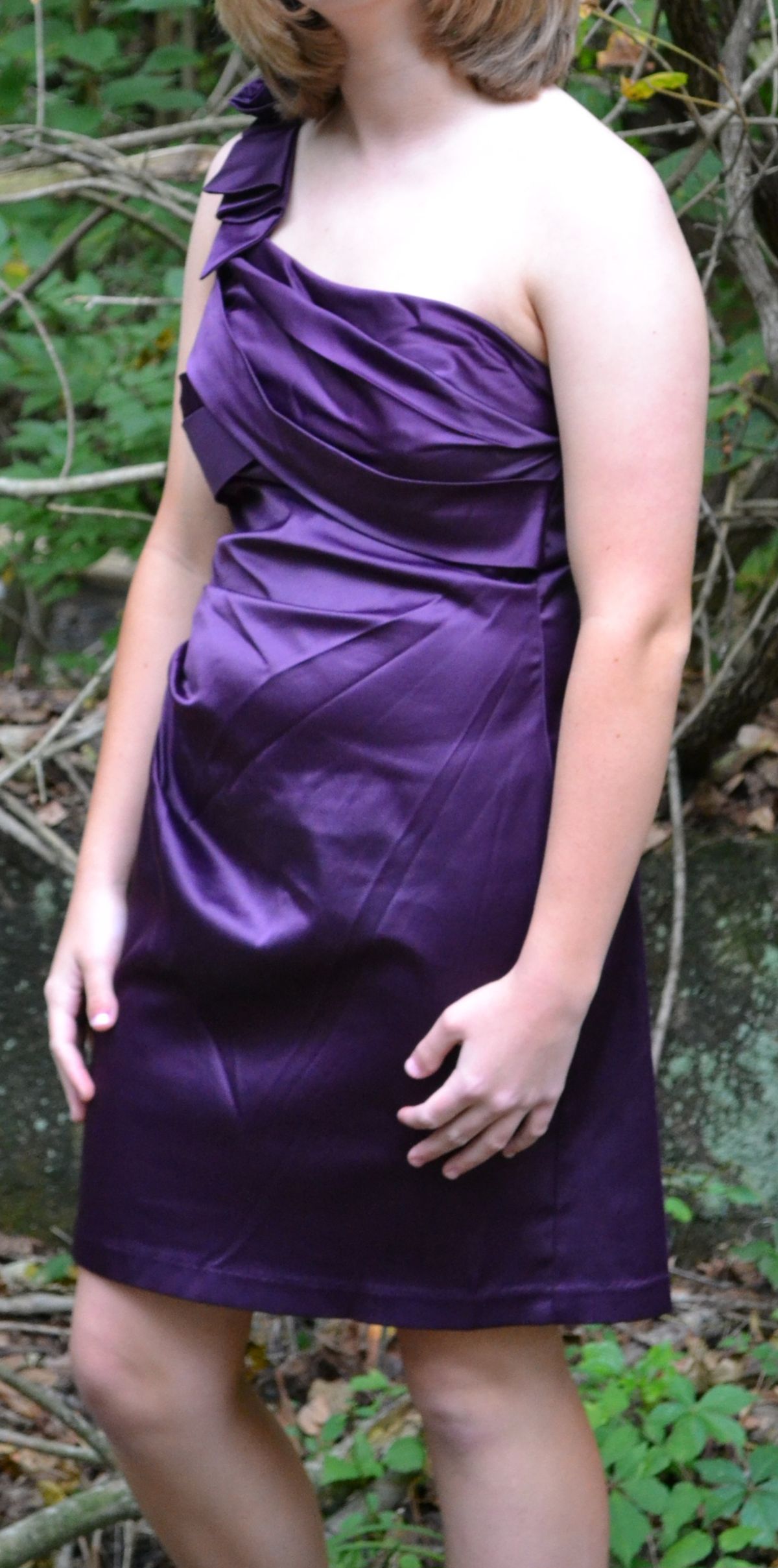 As U Wish Size 8 Purple Floor Length Maxi on Queenly