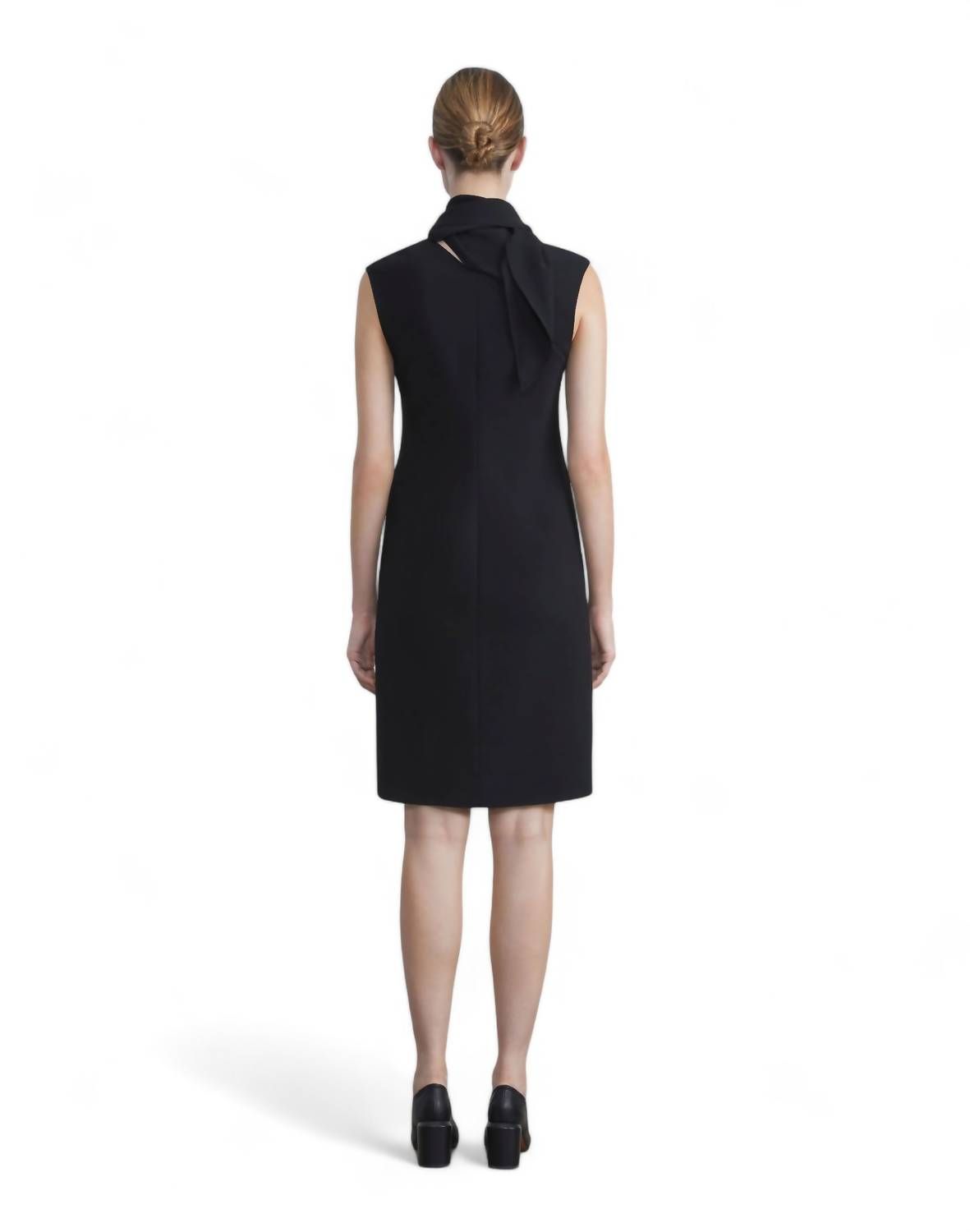 Style 1-1303088458-238 Lafayette 148 Size 12 Cap Sleeve Black Cocktail Dress on Queenly