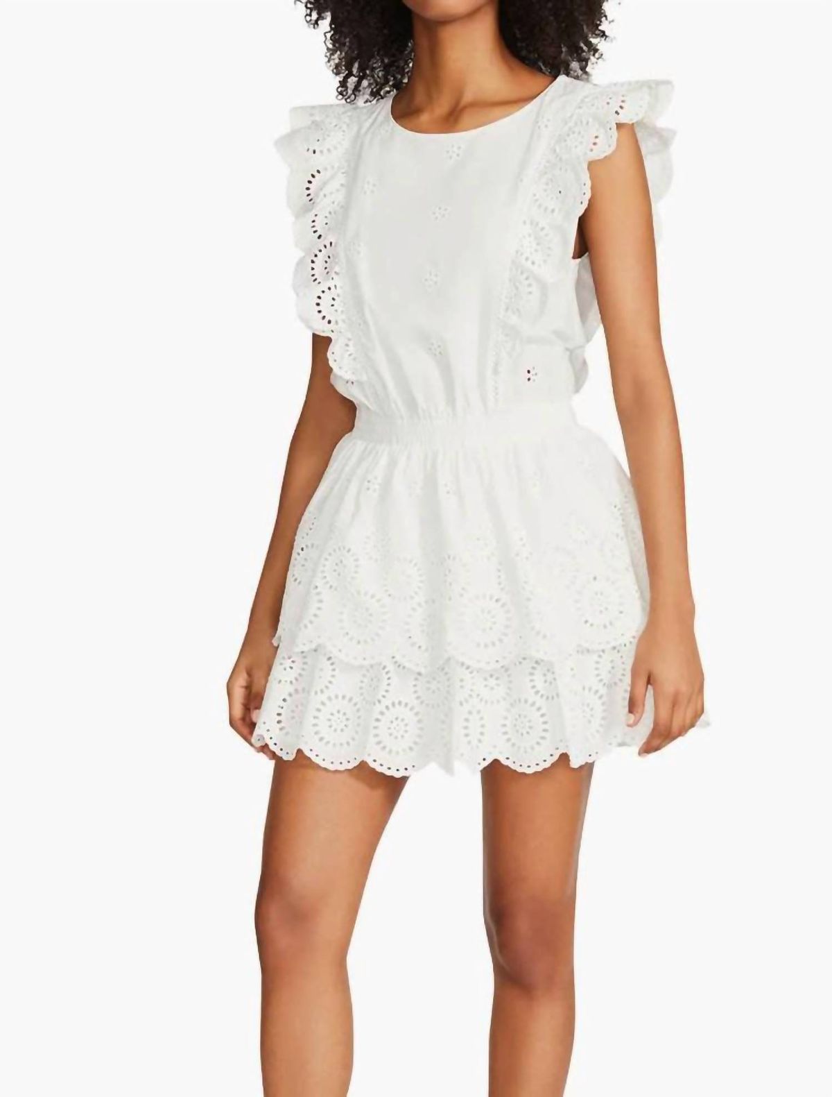 Style 1-1356940131-70 STEVE MADDEN Size XS White Cocktail Dress on Queenly