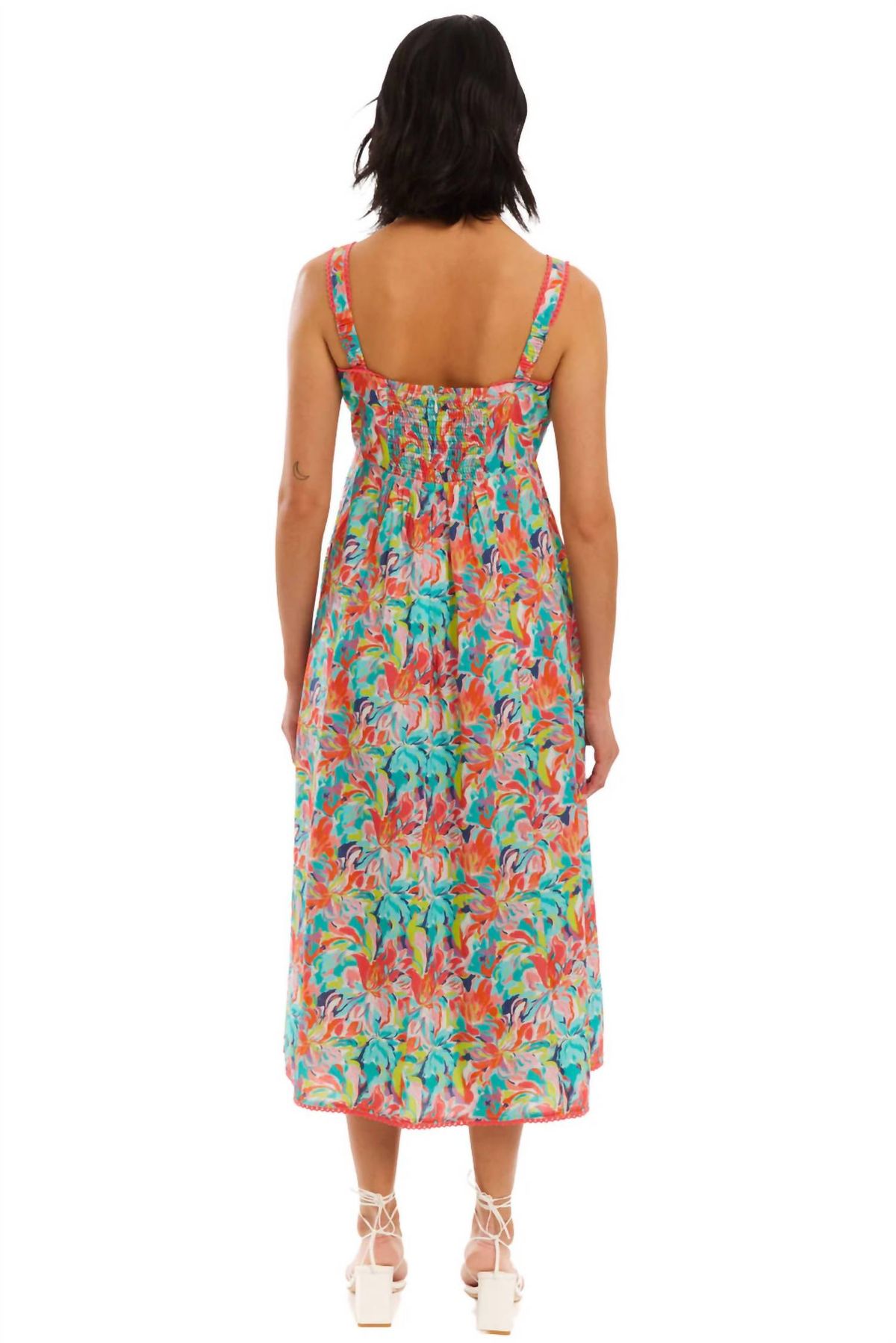 Style 1-1545194486-74 ALLISON NEW YORK Size S Floral Green Cocktail Dress on Queenly