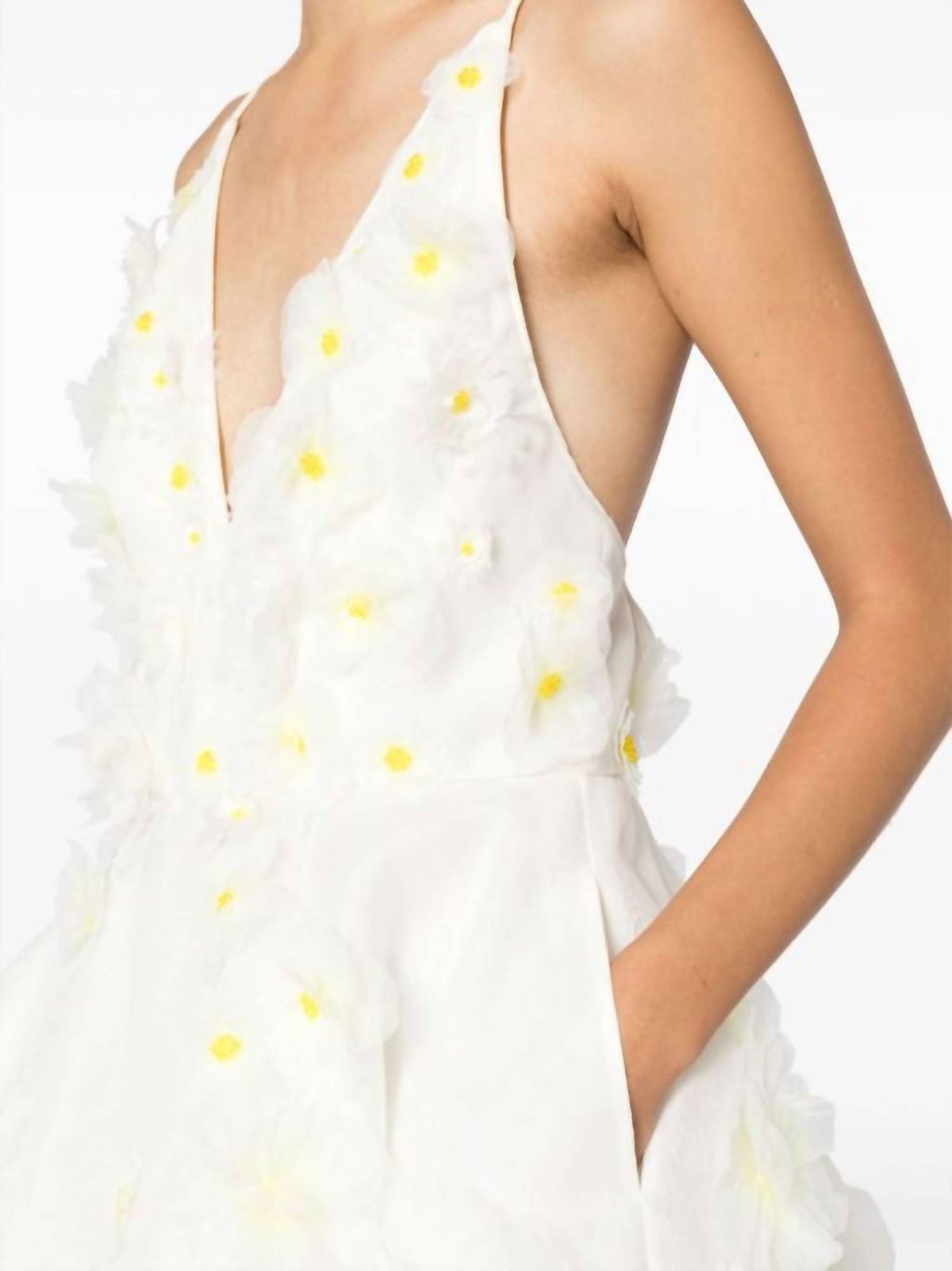 Style 1-1704232055-5 Zimmermann Size 0 Satin White Cocktail Dress on Queenly