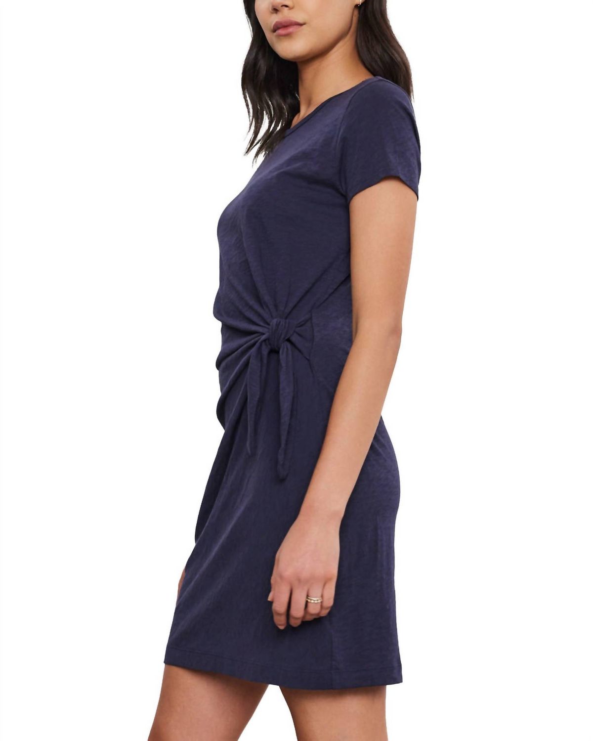 Style 1-1760705674-70 Velvet by Graham & Spencer Size XS Blue Cocktail Dress on Queenly