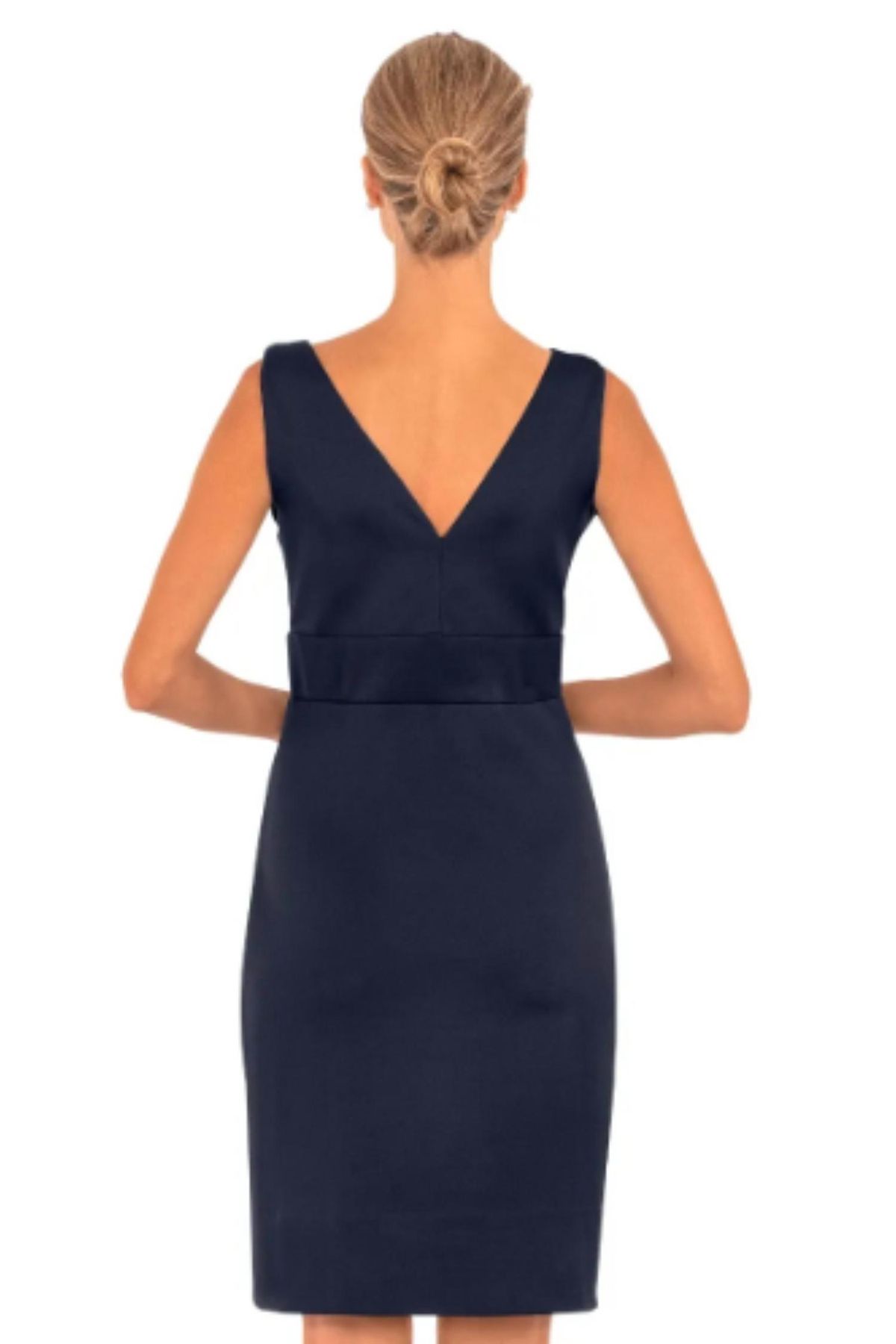 Style 1-1773821239-70 GRETCHEN SCOTT Size XS Navy Blue Cocktail Dress on Queenly