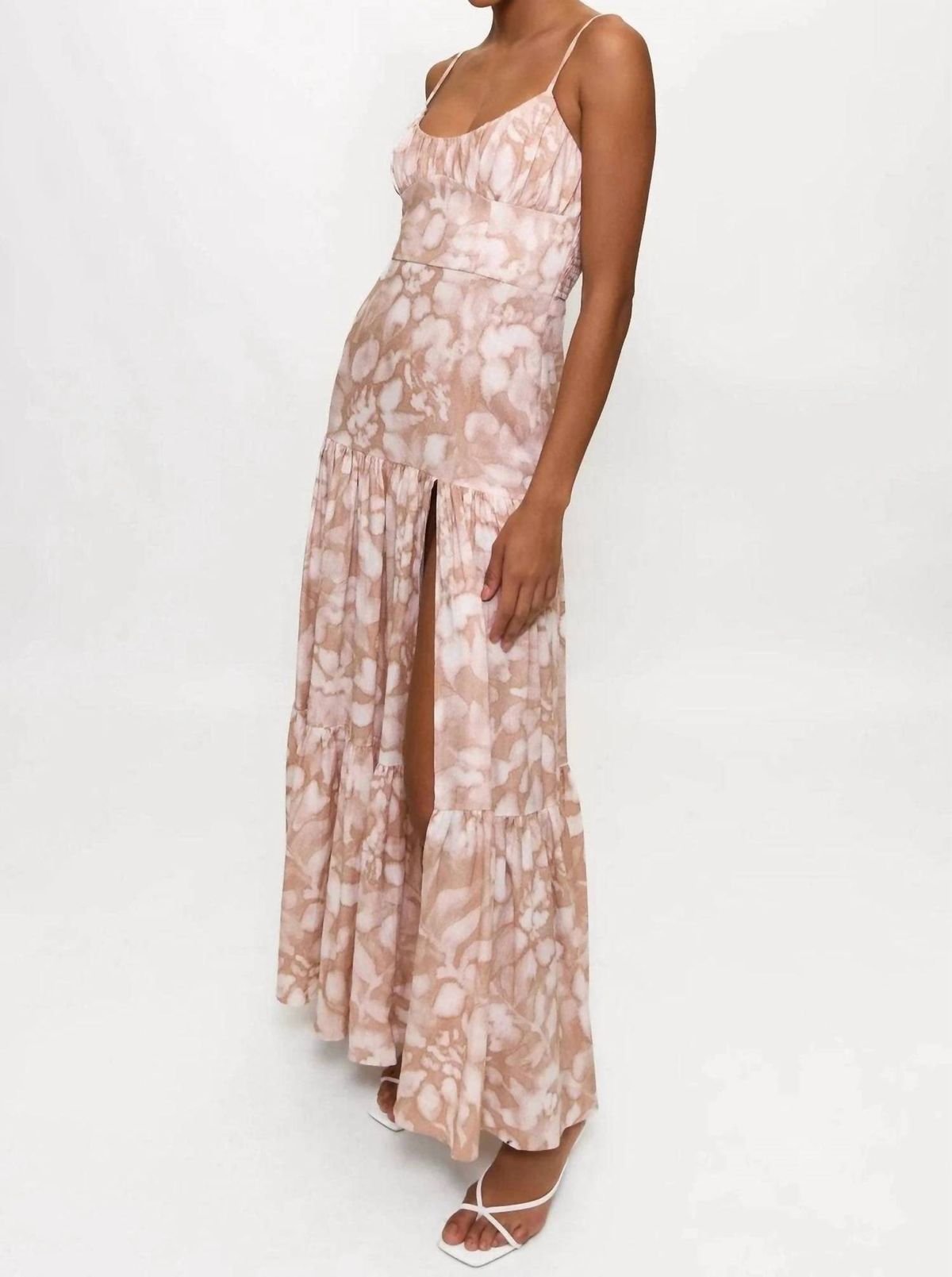 Style 1-2058742662-649 hutch Size 2 Nude Floor Length Maxi on Queenly