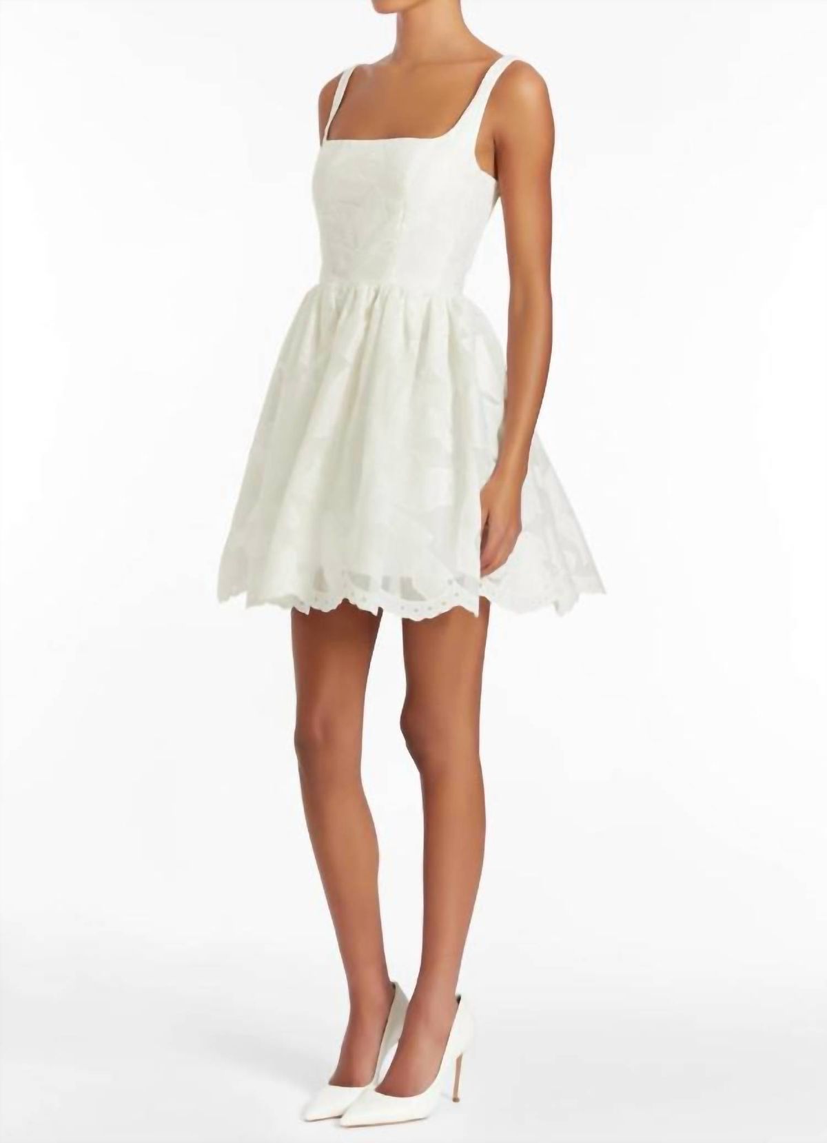 Style 1-218993190-892 Amanda Uprichard Size M White Cocktail Dress on Queenly