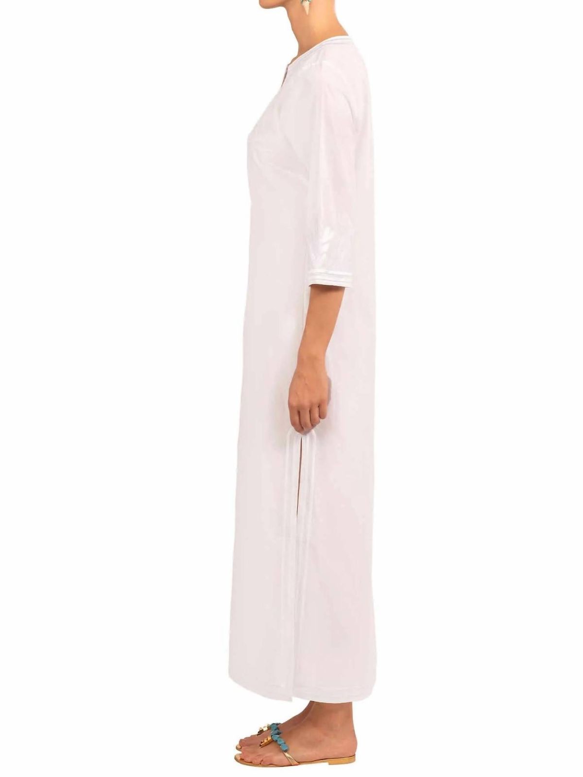 Style 1-2282938876-74 GRETCHEN SCOTT Size S White Floor Length Maxi on Queenly