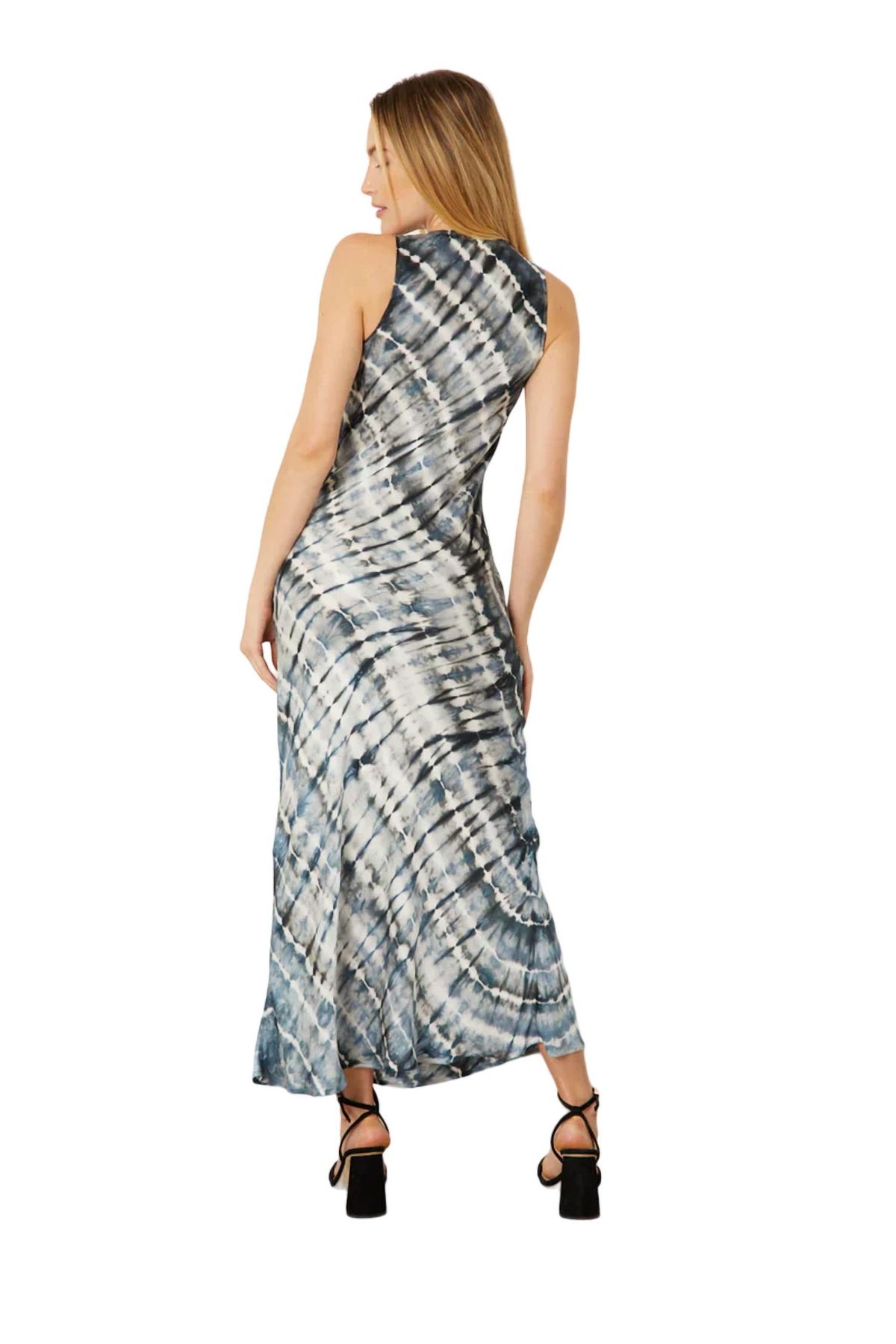 Style 1-2291698184-149 RIVER + SKY Size L Gray Floor Length Maxi on Queenly