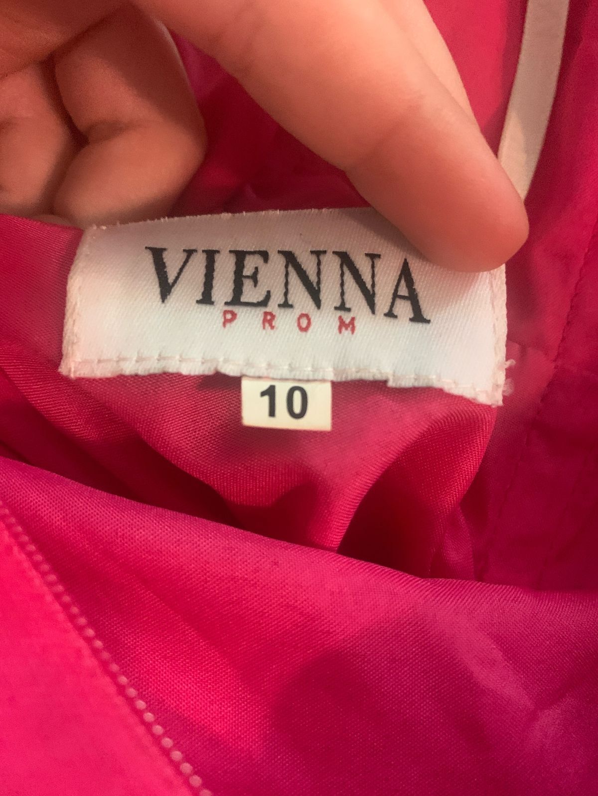 Vienna Size 0 Homecoming High Neck Pink Cocktail Dress on Queenly