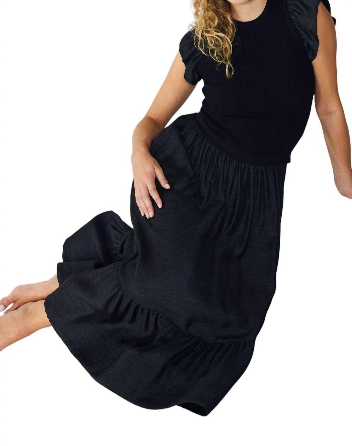 Style 1-2469912628-149 current air Size L Black Cocktail Dress on Queenly