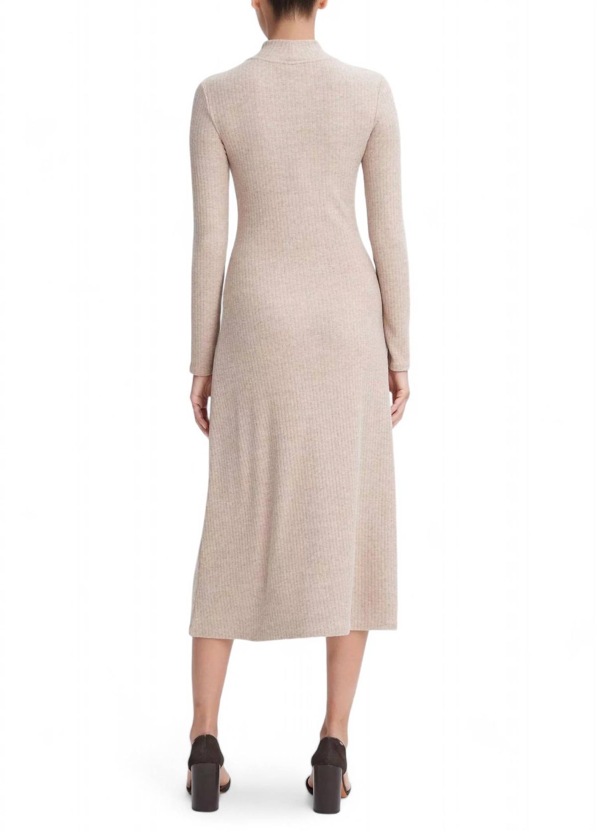 Style 1-2470067902-14 Vince Size XS Long Sleeve Nude Cocktail Dress on Queenly