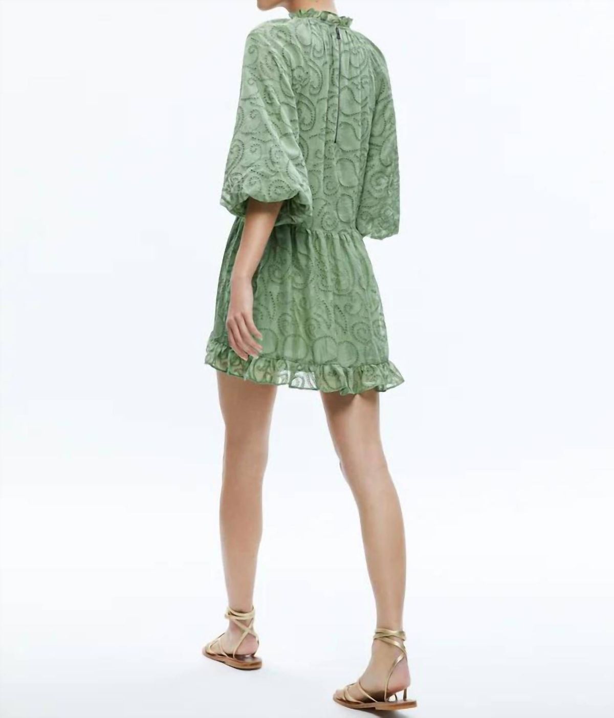 Style 1-2609888545-892 alice + olivia Size M Green Cocktail Dress on Queenly