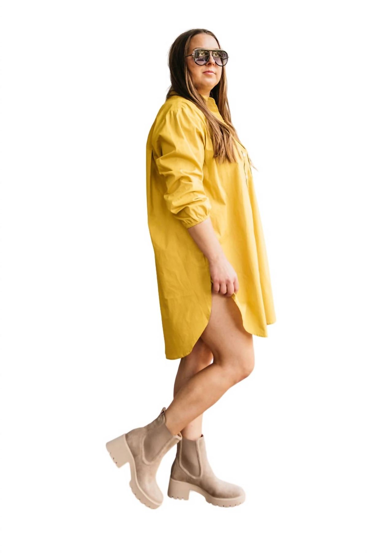 Style 1-2621016999-892 DELUC Size M Yellow Cocktail Dress on Queenly