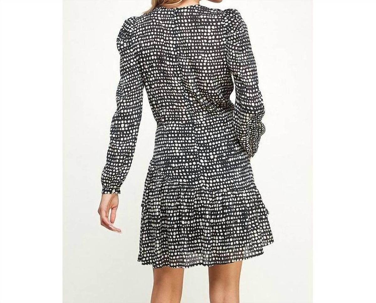 Style 1-3086488427-149 ELLISON Size L Nightclub Long Sleeve Black Cocktail Dress on Queenly