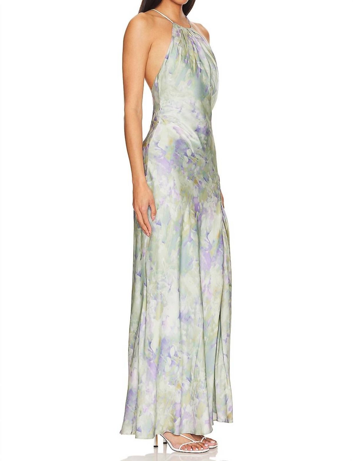 Style 1-3244650311-149 ASTR Size L Purple Floor Length Maxi on Queenly