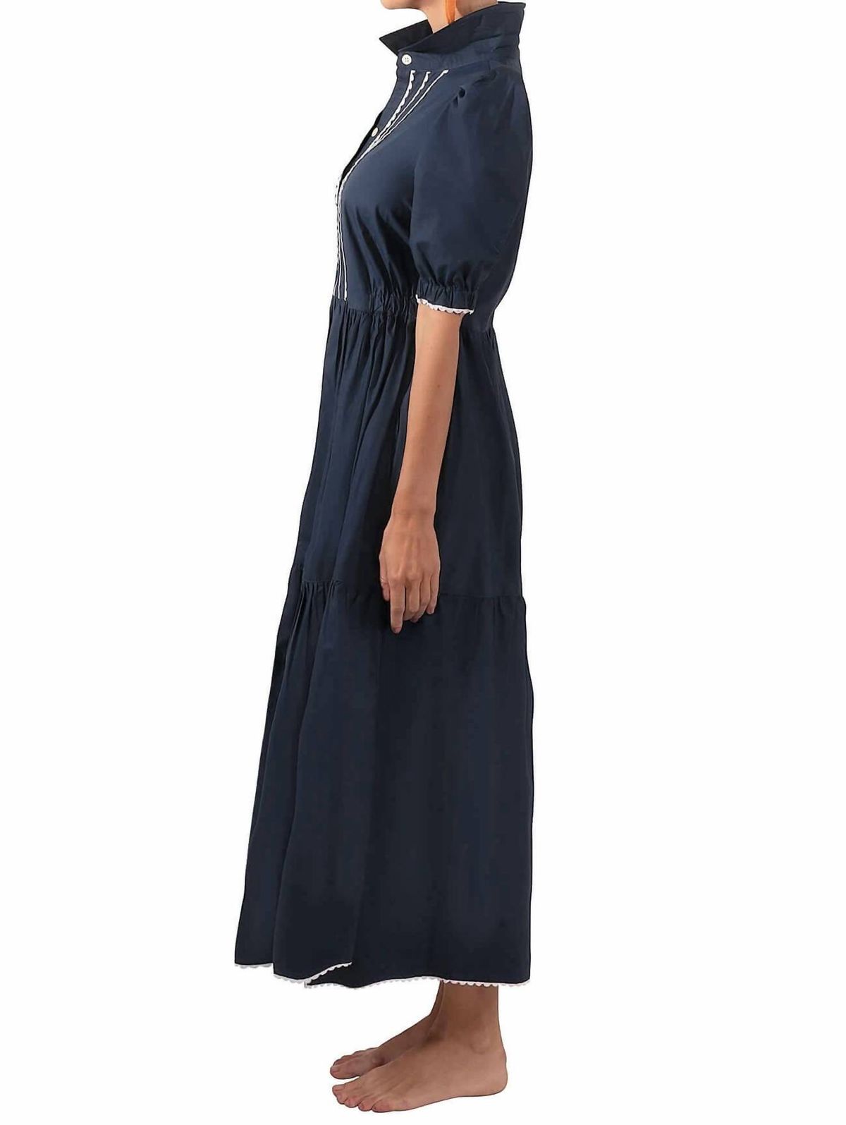 Style 1-3327708901-149 GRETCHEN SCOTT Size L Navy Blue Cocktail Dress on Queenly