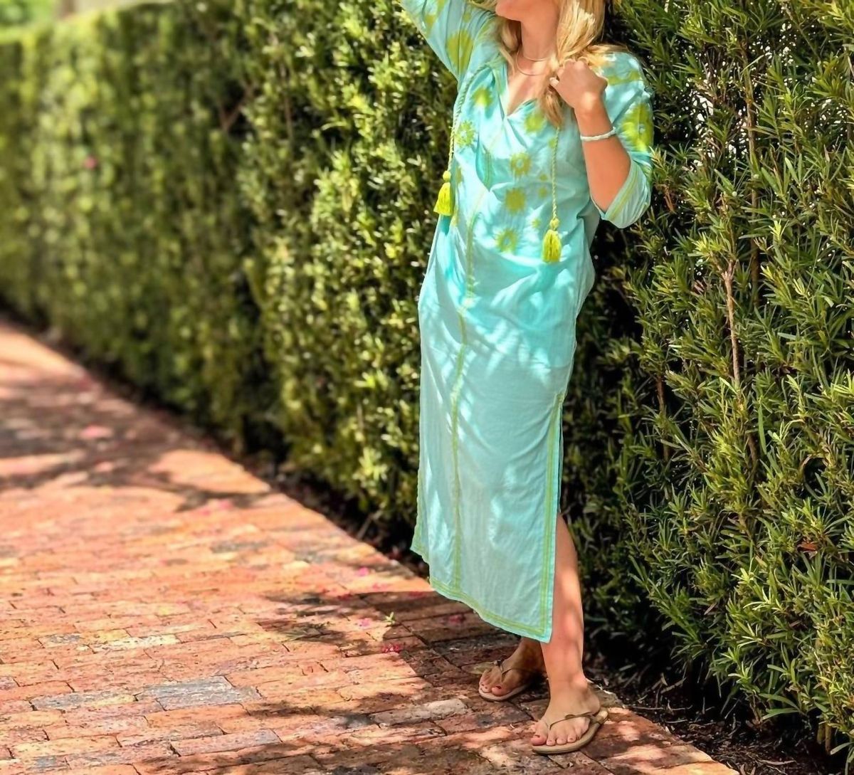 Style 1-3370471994-1691 GRETCHEN SCOTT Size XL Turquoise Green Cocktail Dress on Queenly