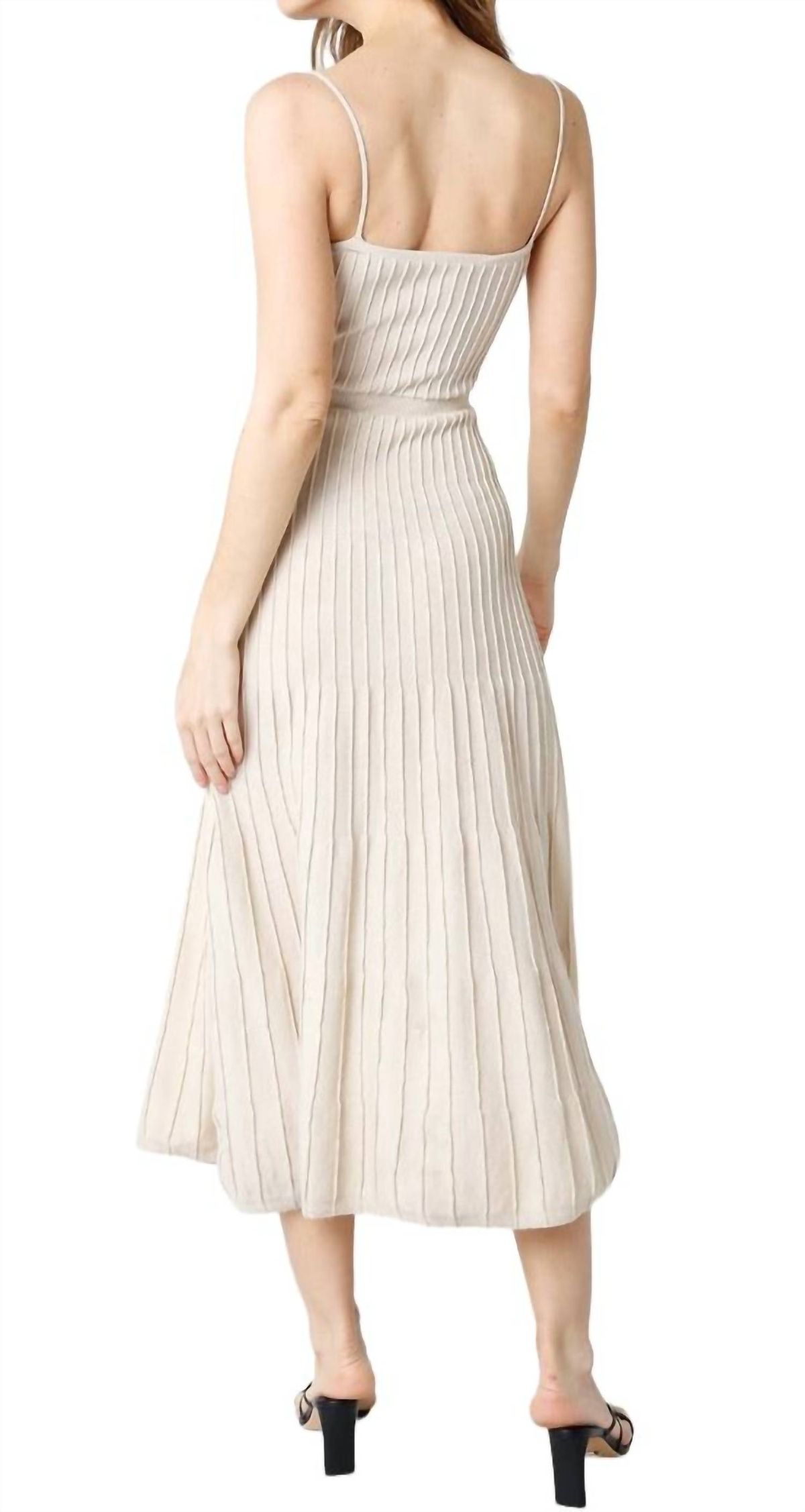 Style 1-680762913-149 OLIVACEOUS Size L Nude Cocktail Dress on Queenly