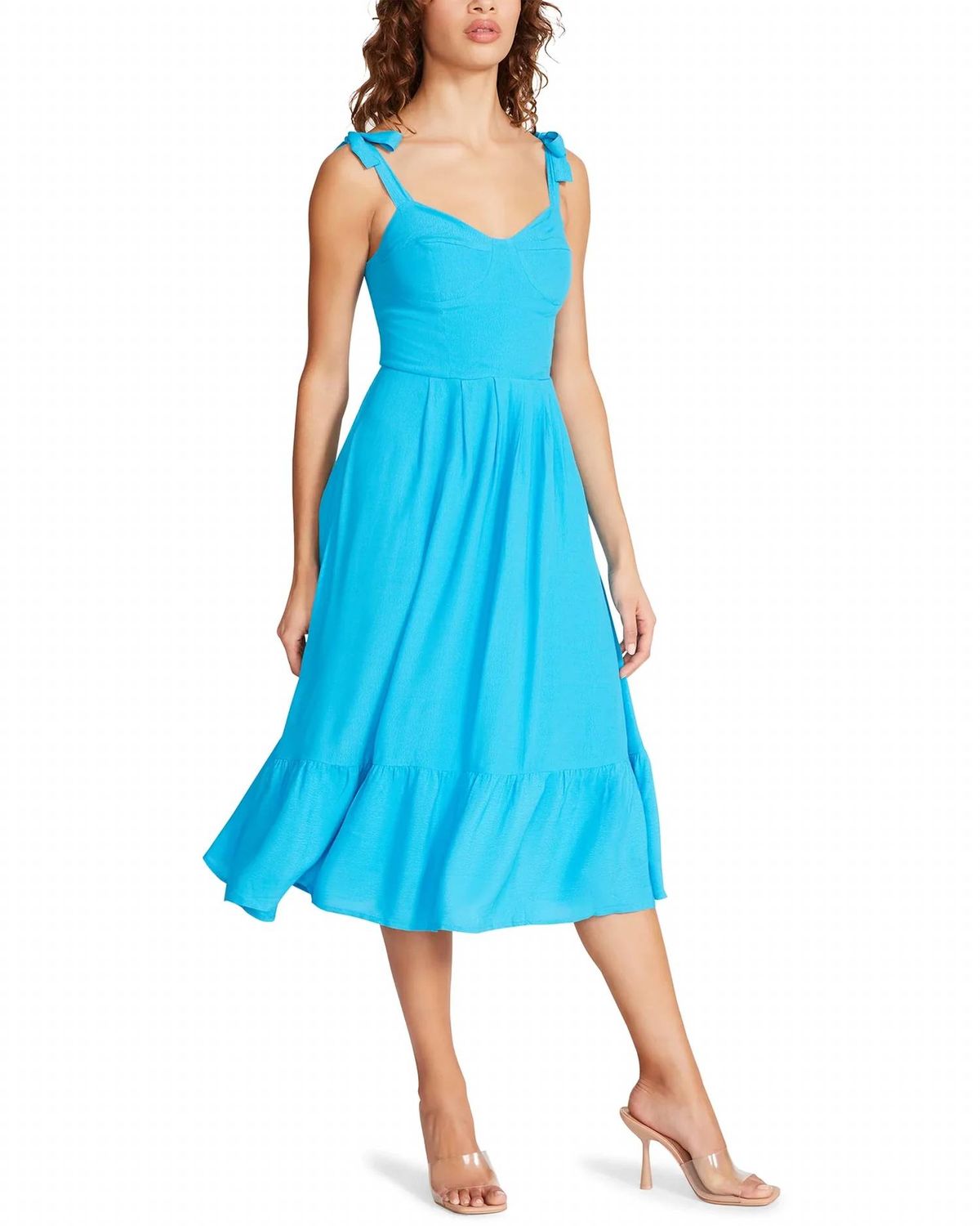 Style 1-709006902-1498 STEVE MADDEN Size 4 Blue Cocktail Dress on Queenly