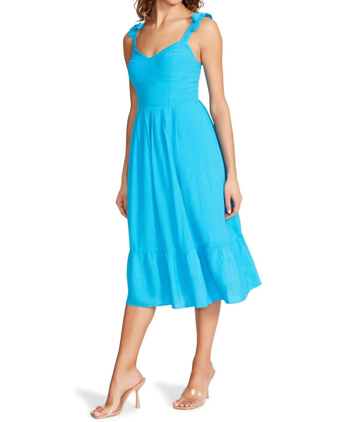 Style 1-709006902-1498 STEVE MADDEN Size 4 Blue Cocktail Dress on Queenly