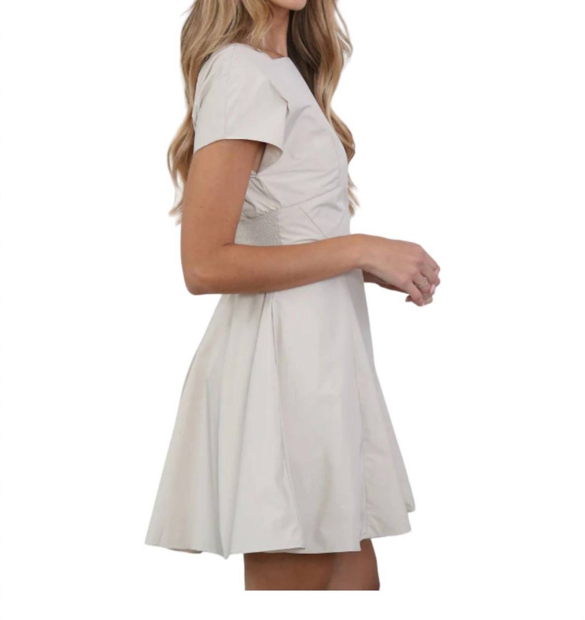 Style 1-781666110-74 Amanda Uprichard Size S Cap Sleeve White Cocktail Dress on Queenly