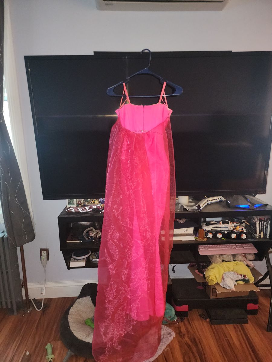 Ashley Lauren Size 4 Prom Pink Formal Jumpsuit on Queenly