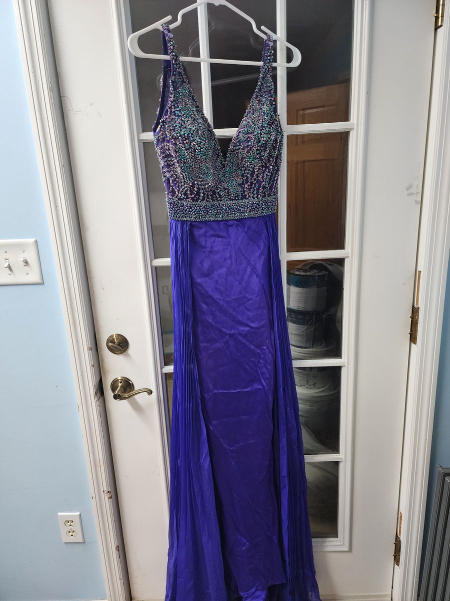 Sherri Hill Size 6 Prom Purple Floor Length Maxi on Queenly