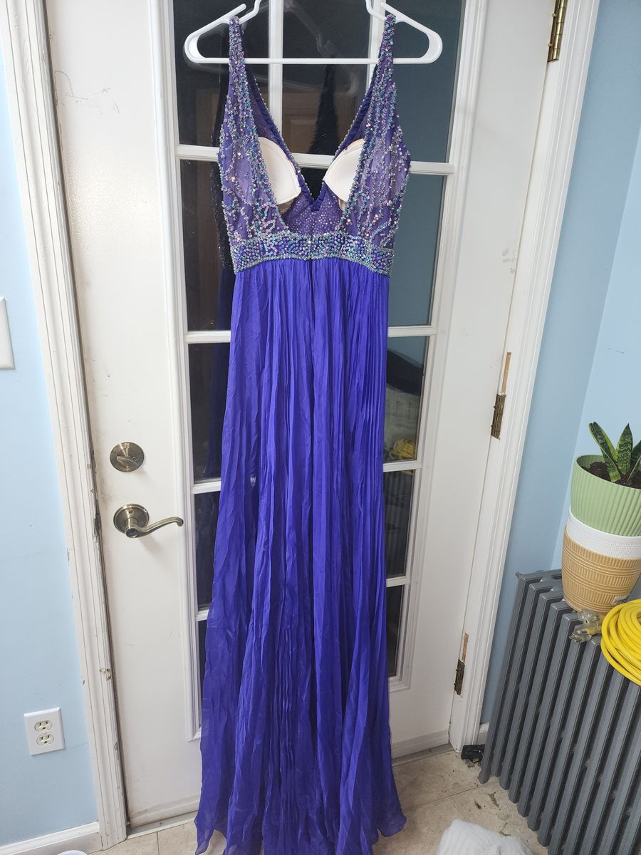 Sherri Hill Size 6 Prom Purple Floor Length Maxi on Queenly