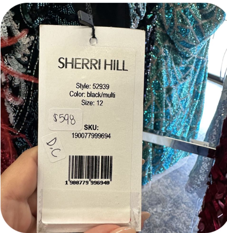 Sherri Hill Size 12 Multicolor Cocktail Dress on Queenly