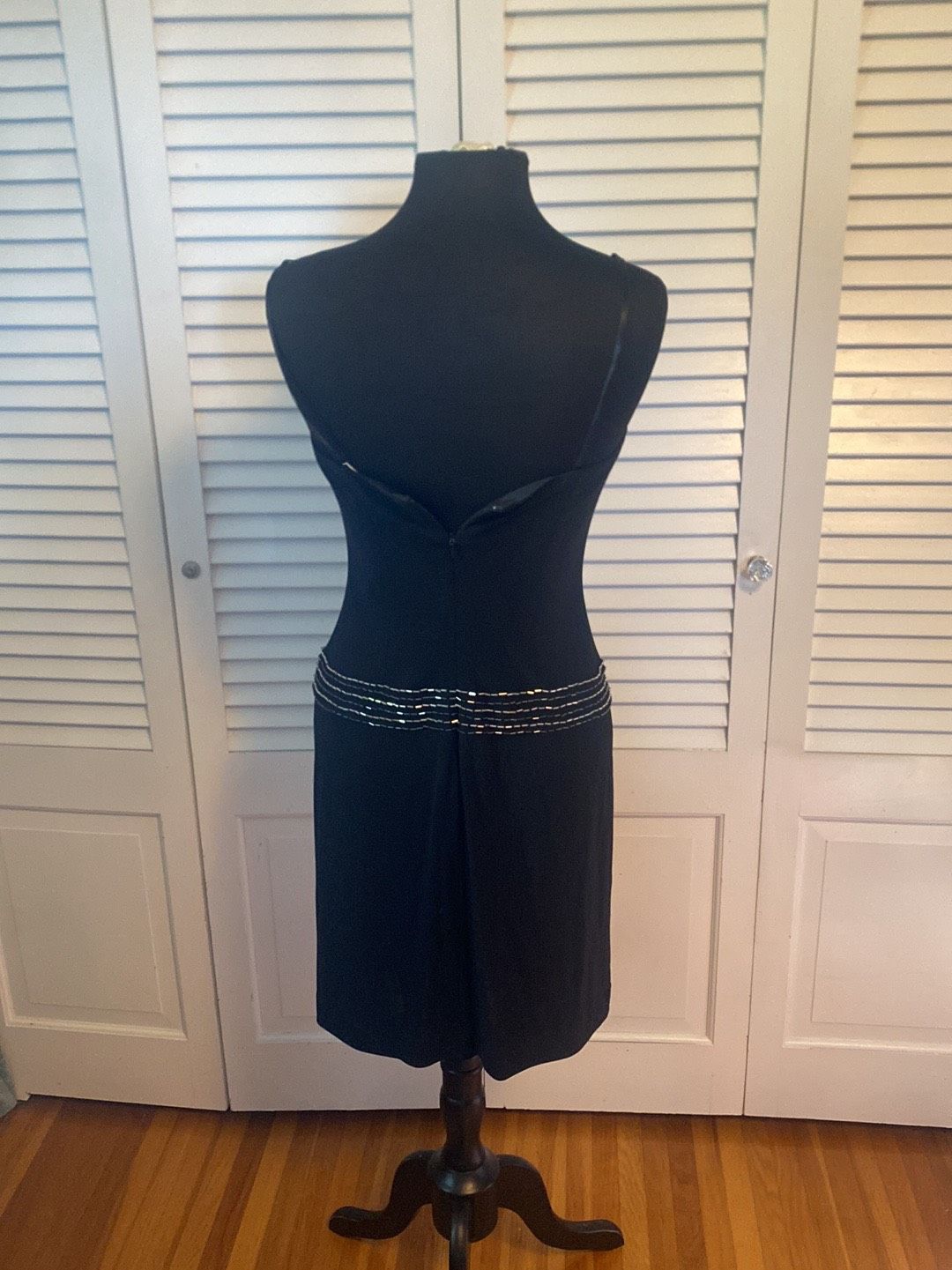 Adrianna Papell Size 6 Homecoming Strapless Black Cocktail Dress on Queenly