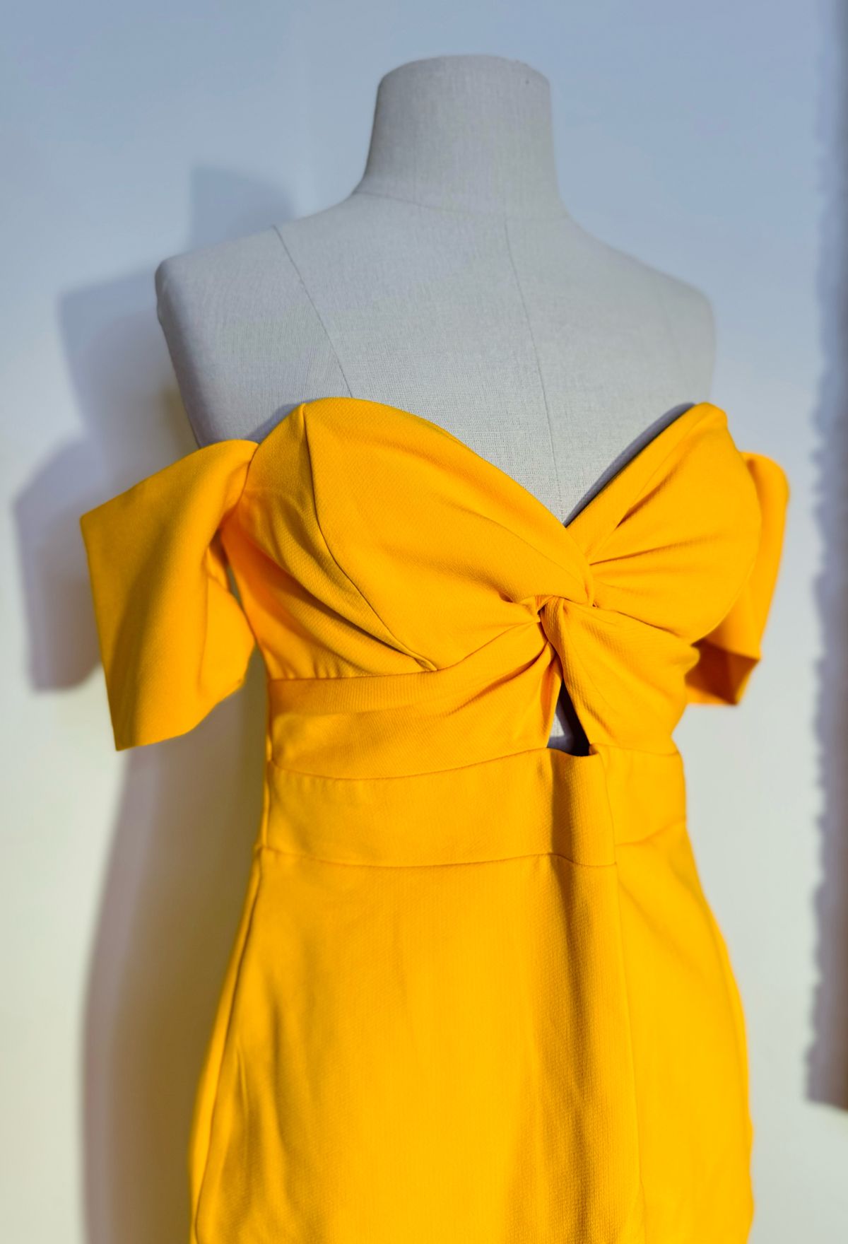 River island Size 10 Prom Cap Sleeve Yellow Floor Length Maxi on Queenly