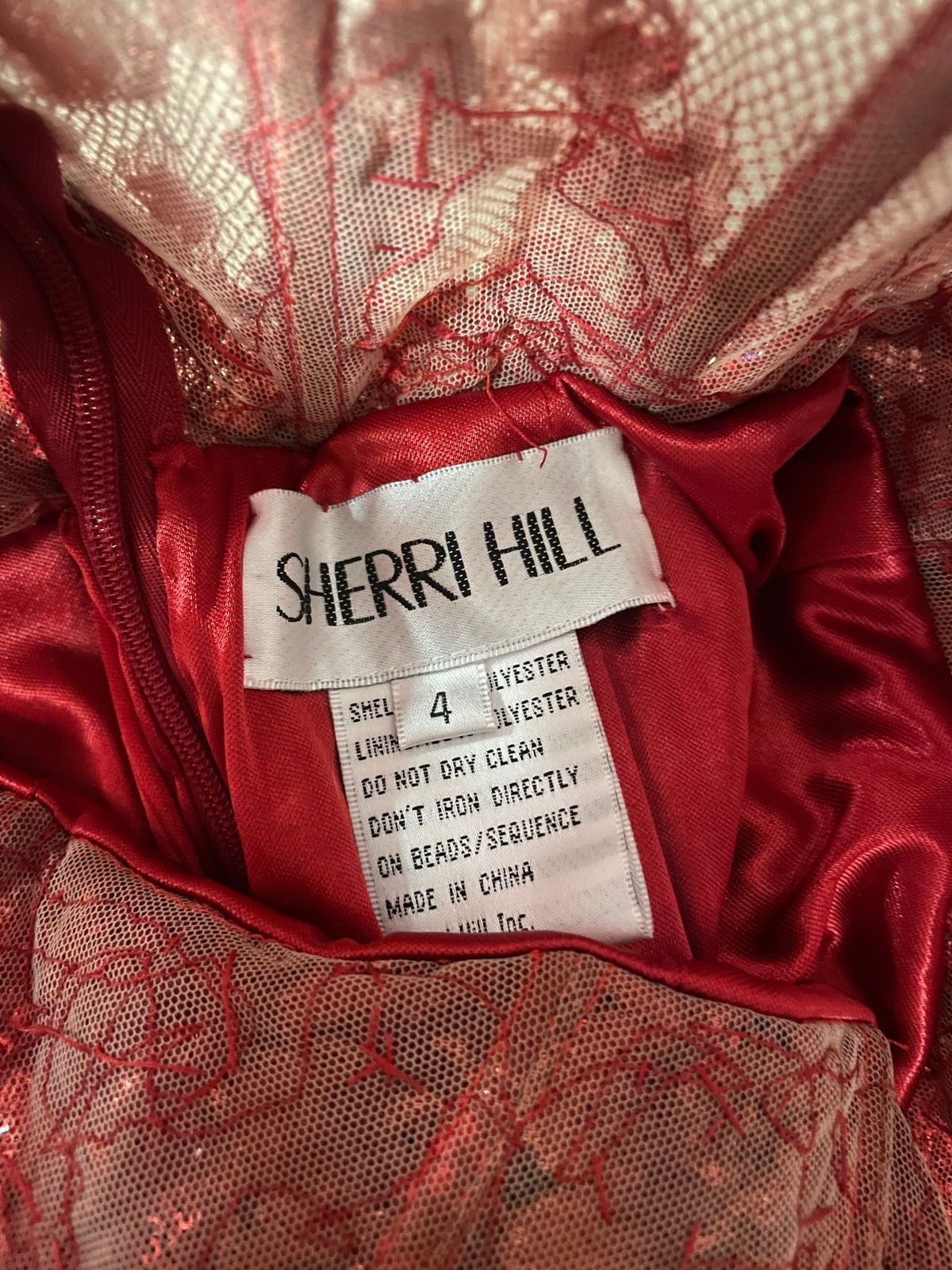 Sherri Hill Size 4 Homecoming Strapless Red Cocktail Dress on Queenly