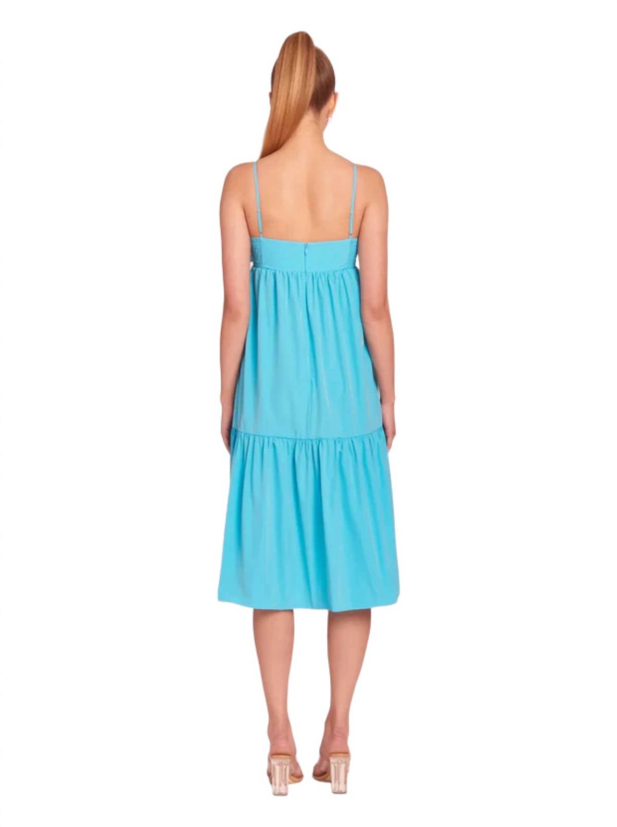 Style 1-1092735922-149 Amanda Uprichard Size L Blue Cocktail Dress on Queenly