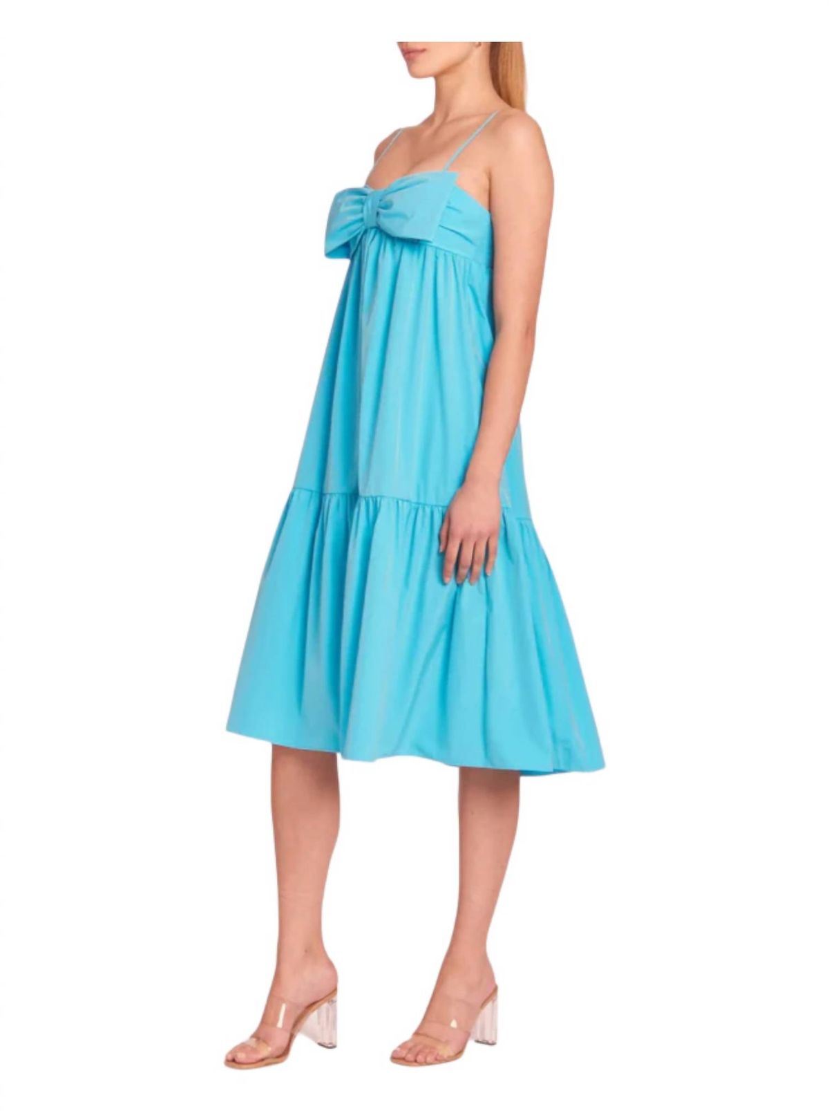 Style 1-1092735922-149 Amanda Uprichard Size L Blue Cocktail Dress on Queenly