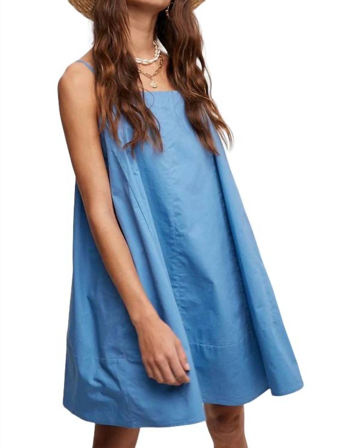 Style 1-1360006219-149 Listicle Size L Blue Cocktail Dress on Queenly