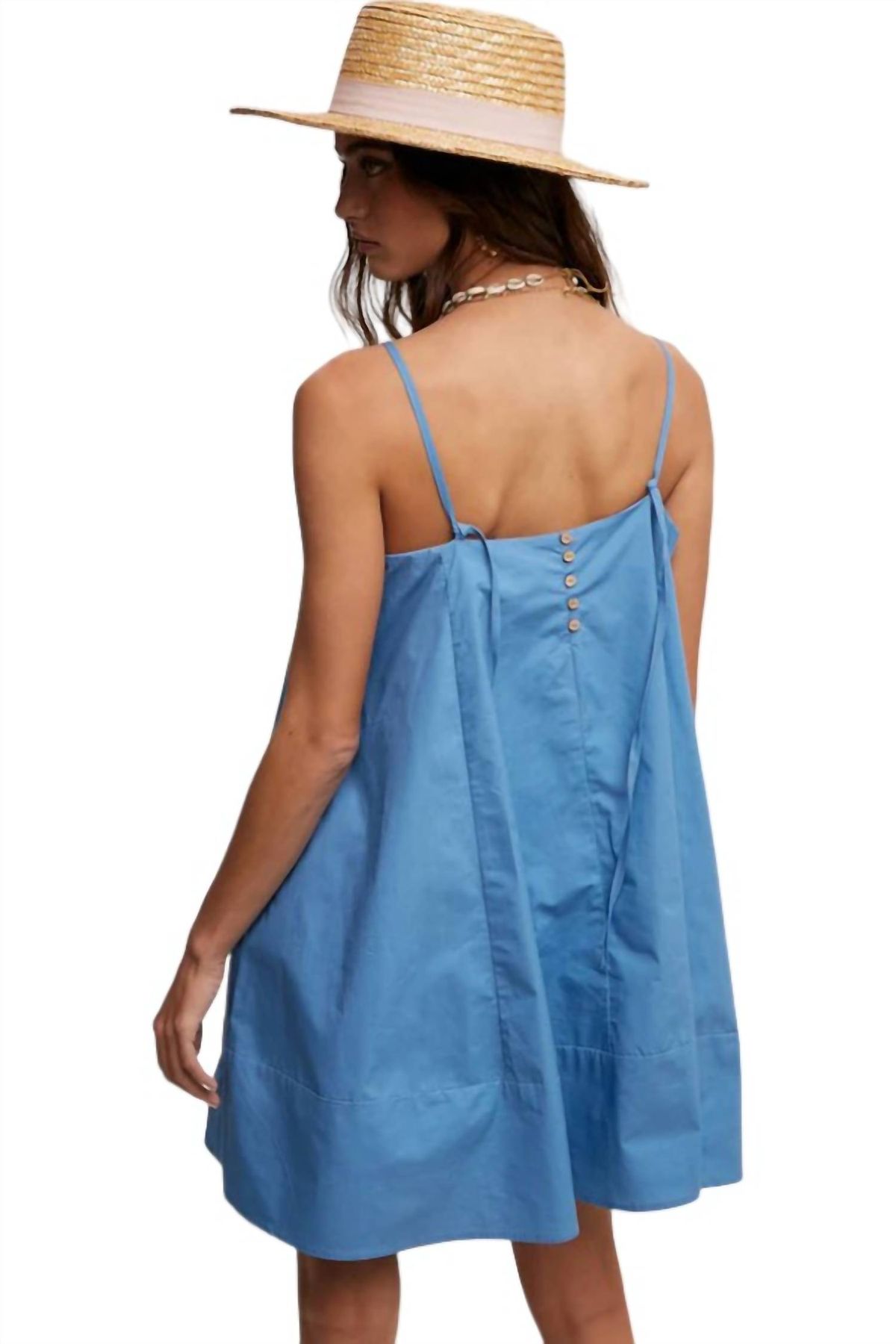 Style 1-1360006219-149 Listicle Size L Blue Cocktail Dress on Queenly