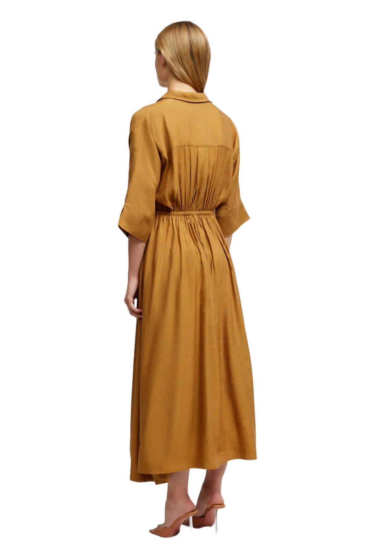 Style 1-1689036866-1901 SIGNIFICANT OTHER Size 6 High Neck Brown Cocktail Dress on Queenly