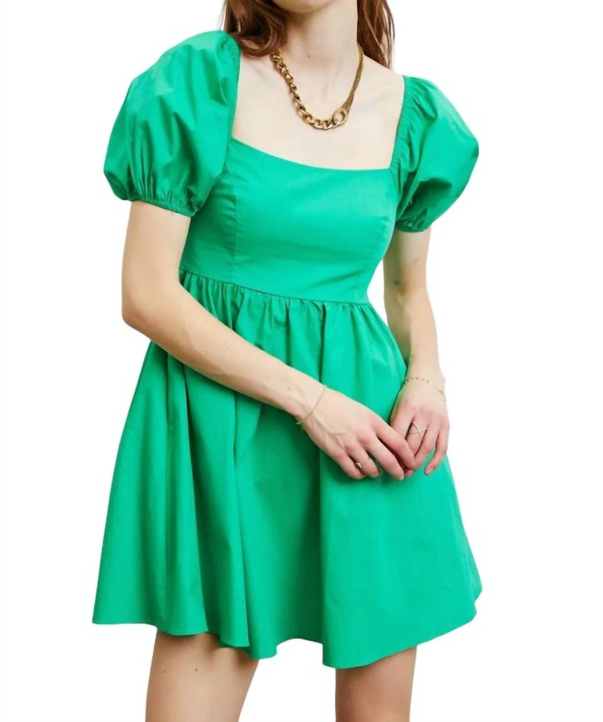 Style 1-1759755469-149 Heyson Size L Green Cocktail Dress on Queenly