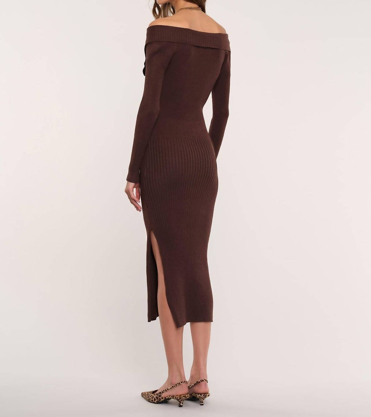 Style 1-2134658243-149 heartloom Size L Brown Cocktail Dress on Queenly