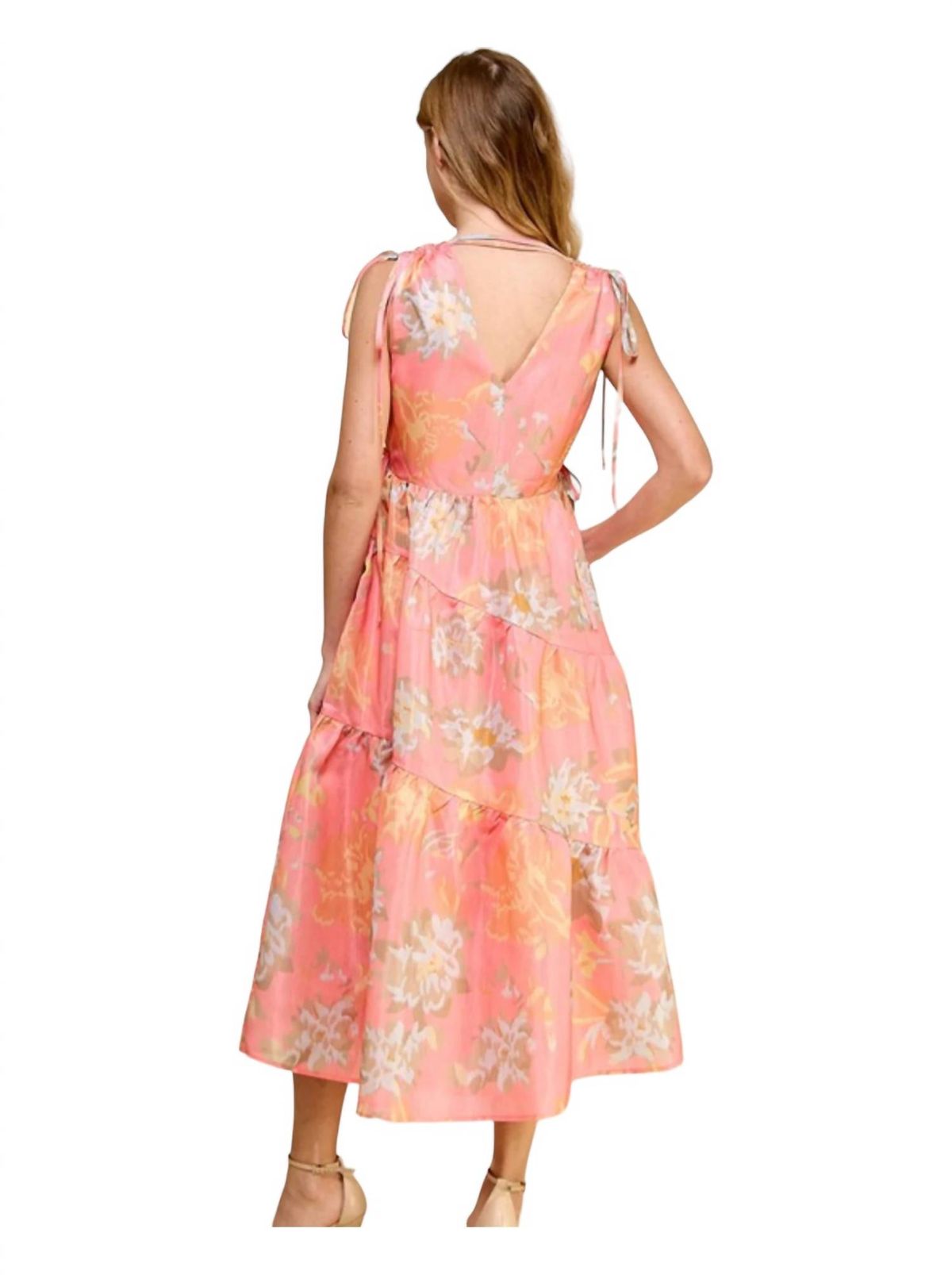 Style 1-2722430726-149 TCEC Size L Floral Pink Cocktail Dress on Queenly