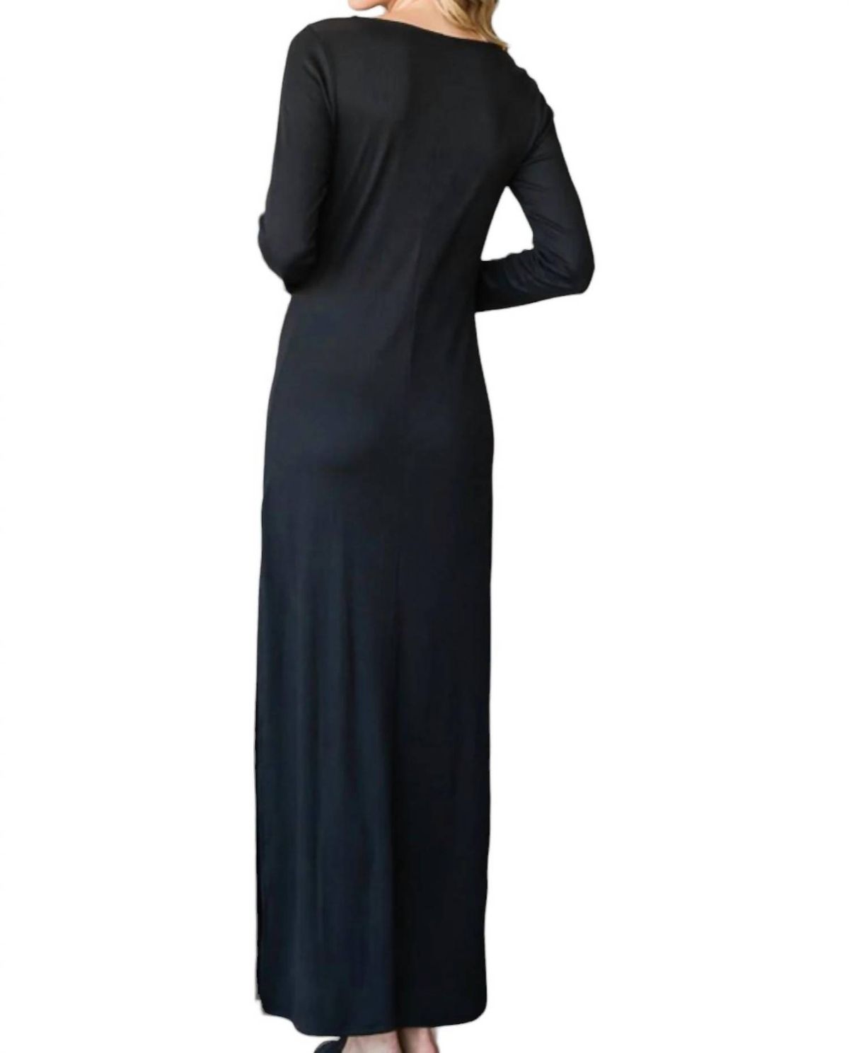 Style 1-2770952560-1691 JADE BY JANE Size XL Prom Long Sleeve Black Floor Length Maxi on Queenly