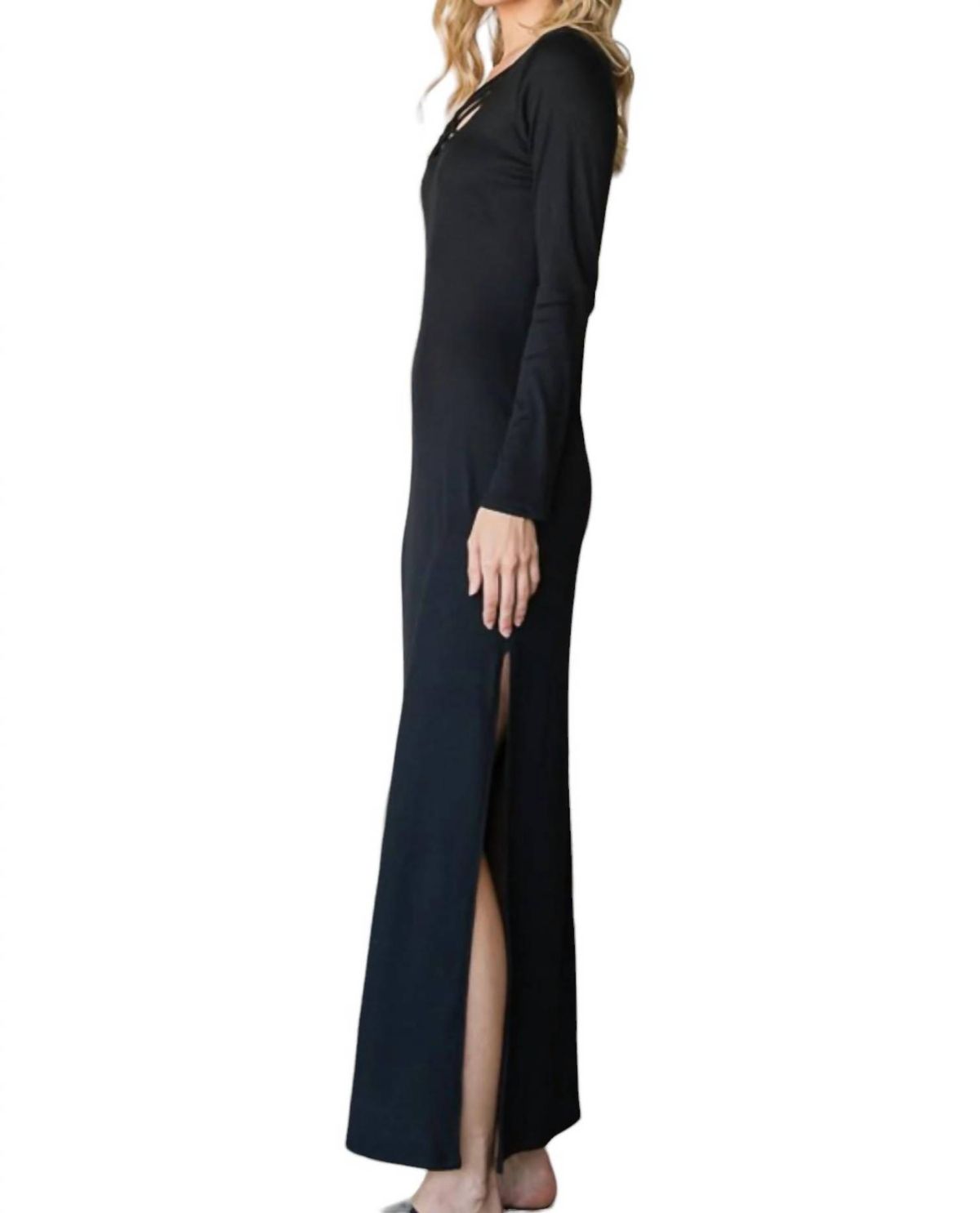 Style 1-2770952560-1691 JADE BY JANE Size XL Prom Long Sleeve Black Floor Length Maxi on Queenly