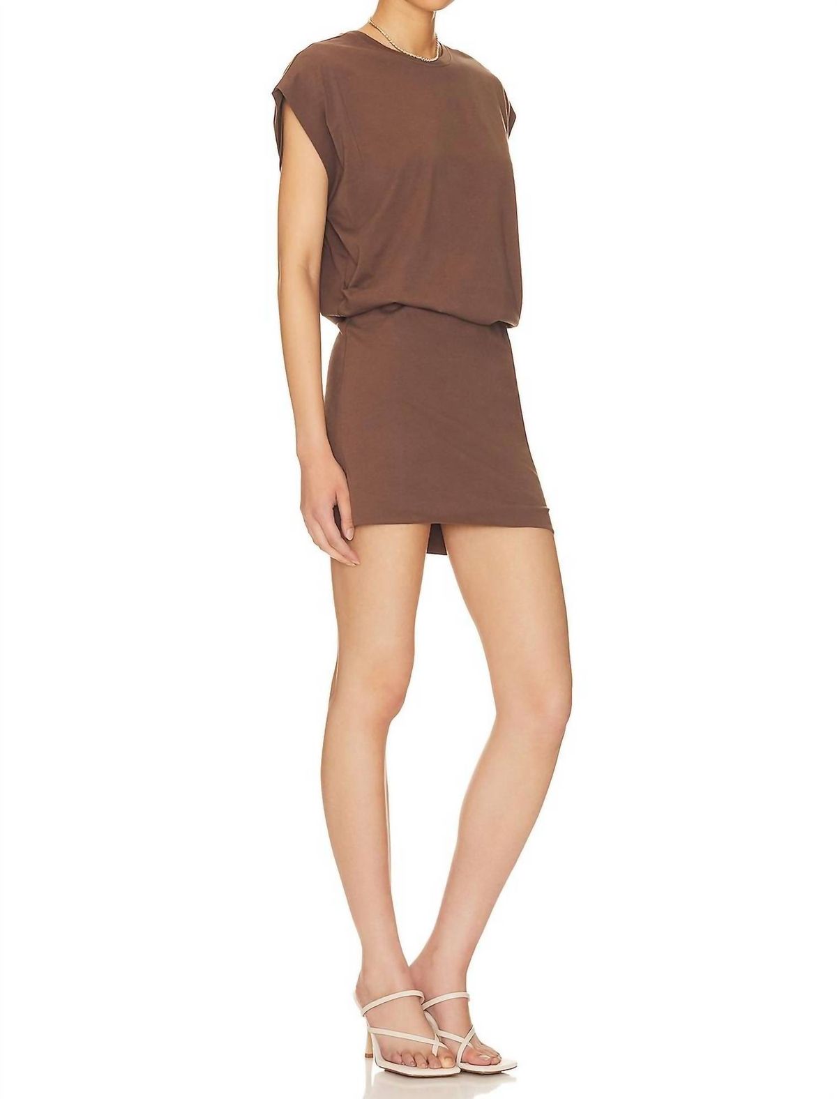 Style 1-3074516933-74 PISTOLA Size S Brown Cocktail Dress on Queenly