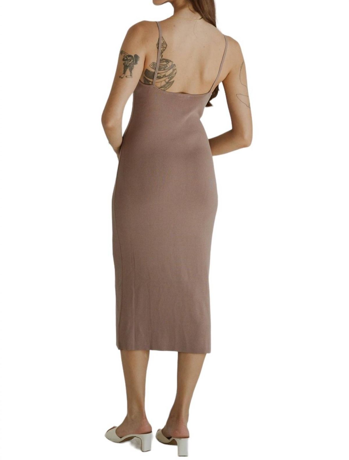 Style 1-3629553150-149 MOD REF Size L Nude Cocktail Dress on Queenly