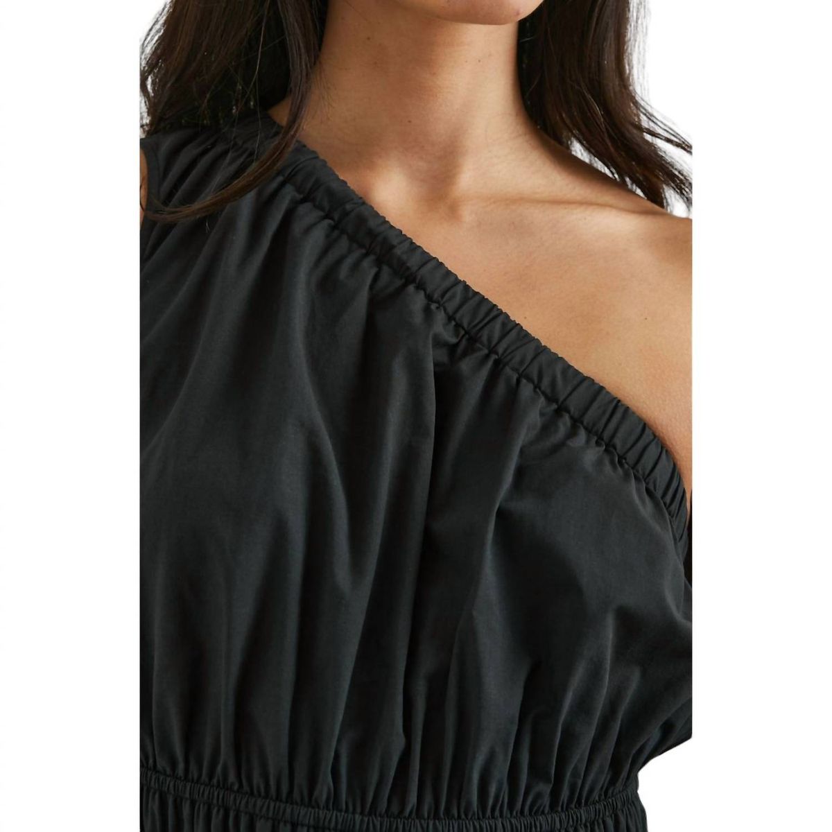 Style 1-3652646057-74 Rails Size S One Shoulder Black Cocktail Dress on Queenly